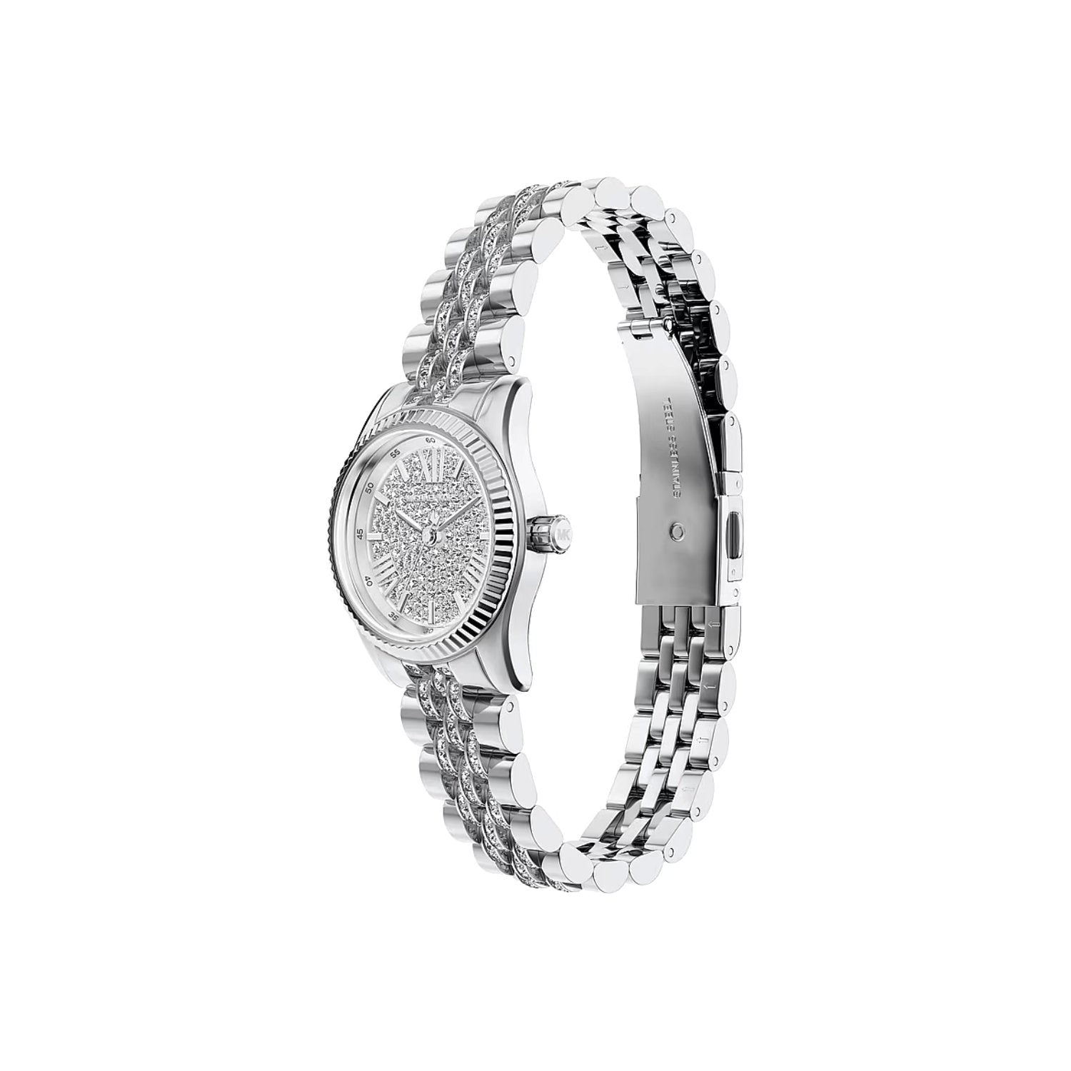 Michael Kors - Orologio Petite Lexington argento con pavé 26mm Quarzo