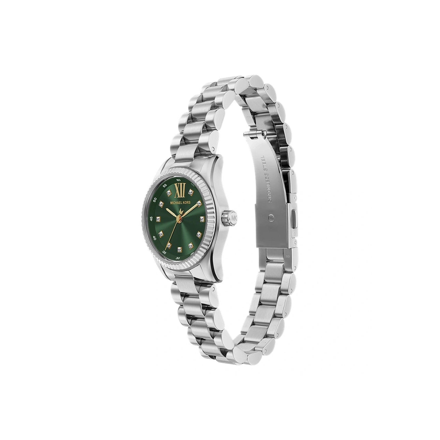 Michael Kors - Orologio Petite Lexington Pavé Argento 26mm Quarzo