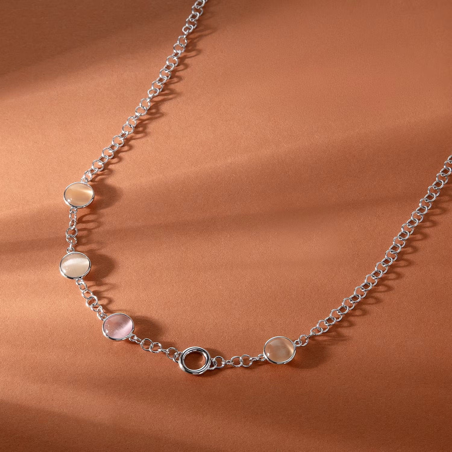 Morellato - Collana Venezia Argento Cat Eye Rosa