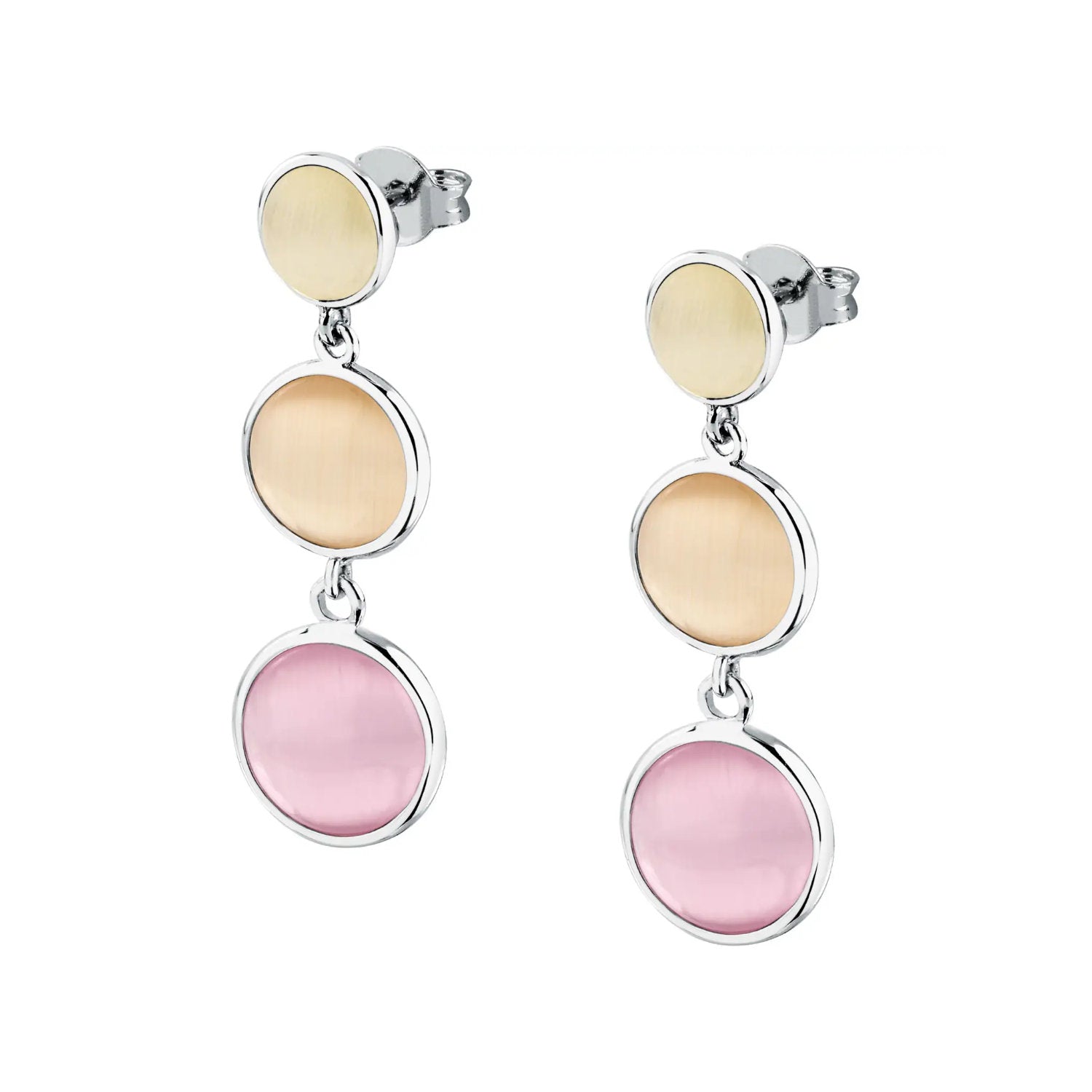 Morellato - Orecchini Venezia Argento Cat Eye Rosa