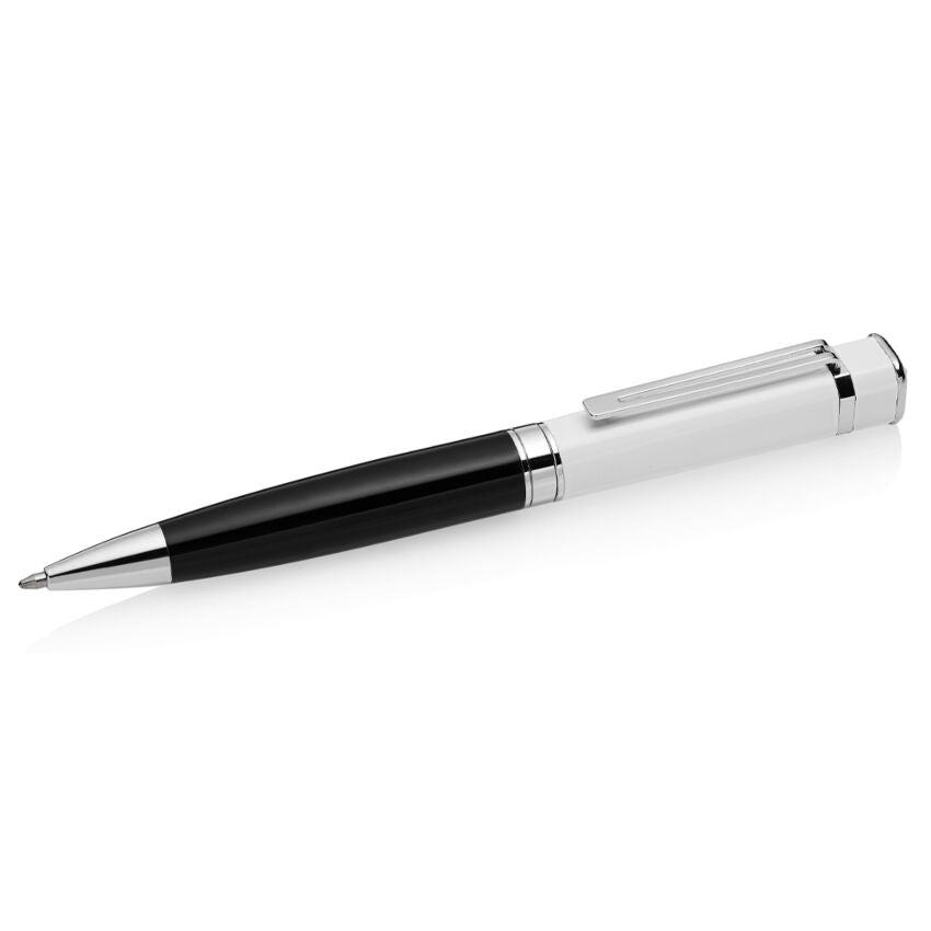 Ottaviani - Penna biro black/white con cristallo