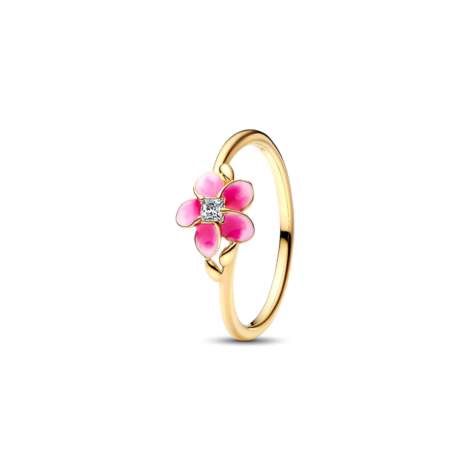 Pandora - Principesse Disney, Vaiana, Anello Fiore Argento finitura oro
