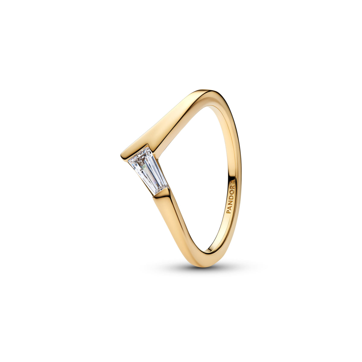 Anello Pandora Tiara in argento finitura oro 14 kt