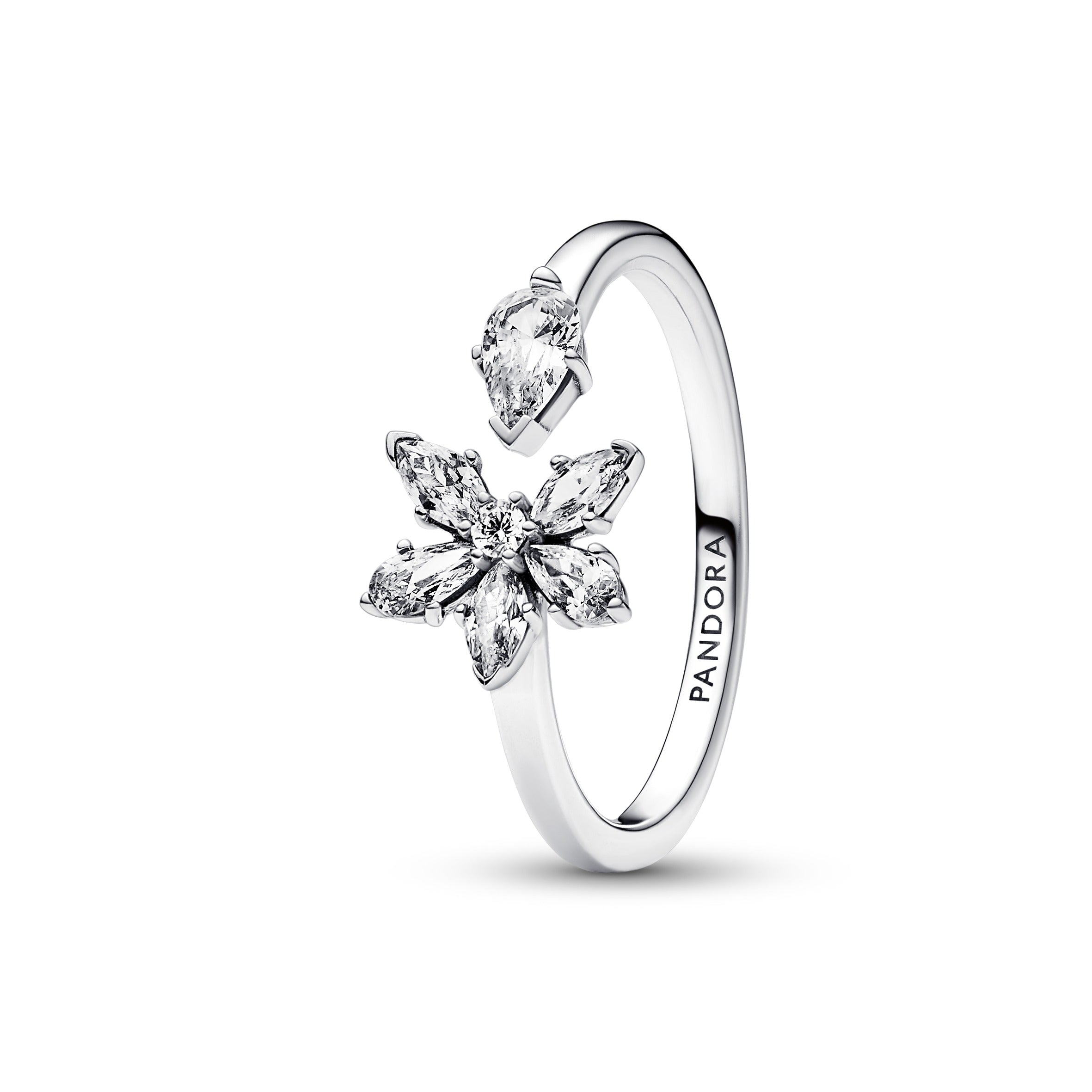 Pandora - Anello Aperto Herbarium Fiore Luminoso