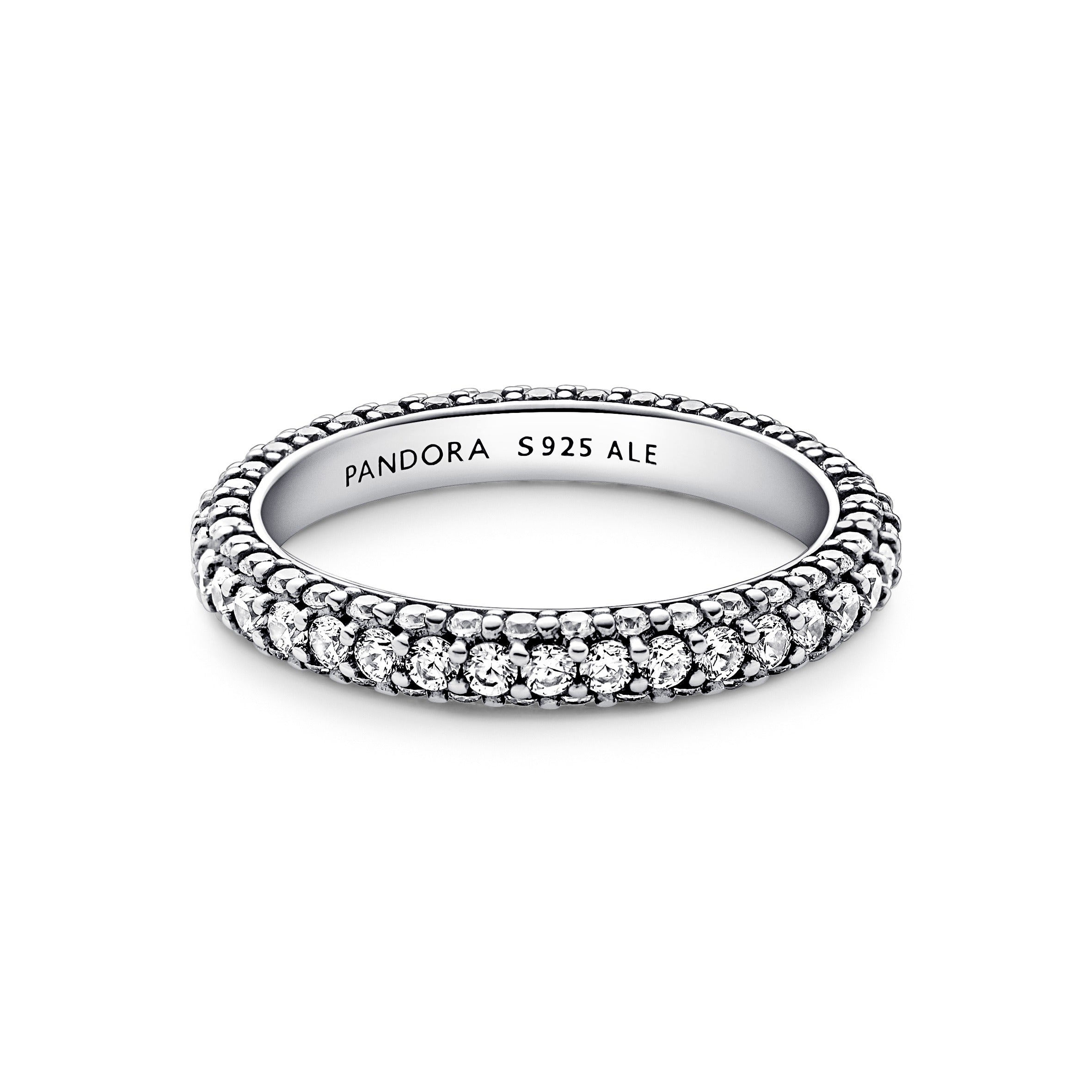 Pandora - Anello Pavè Fascia Singola