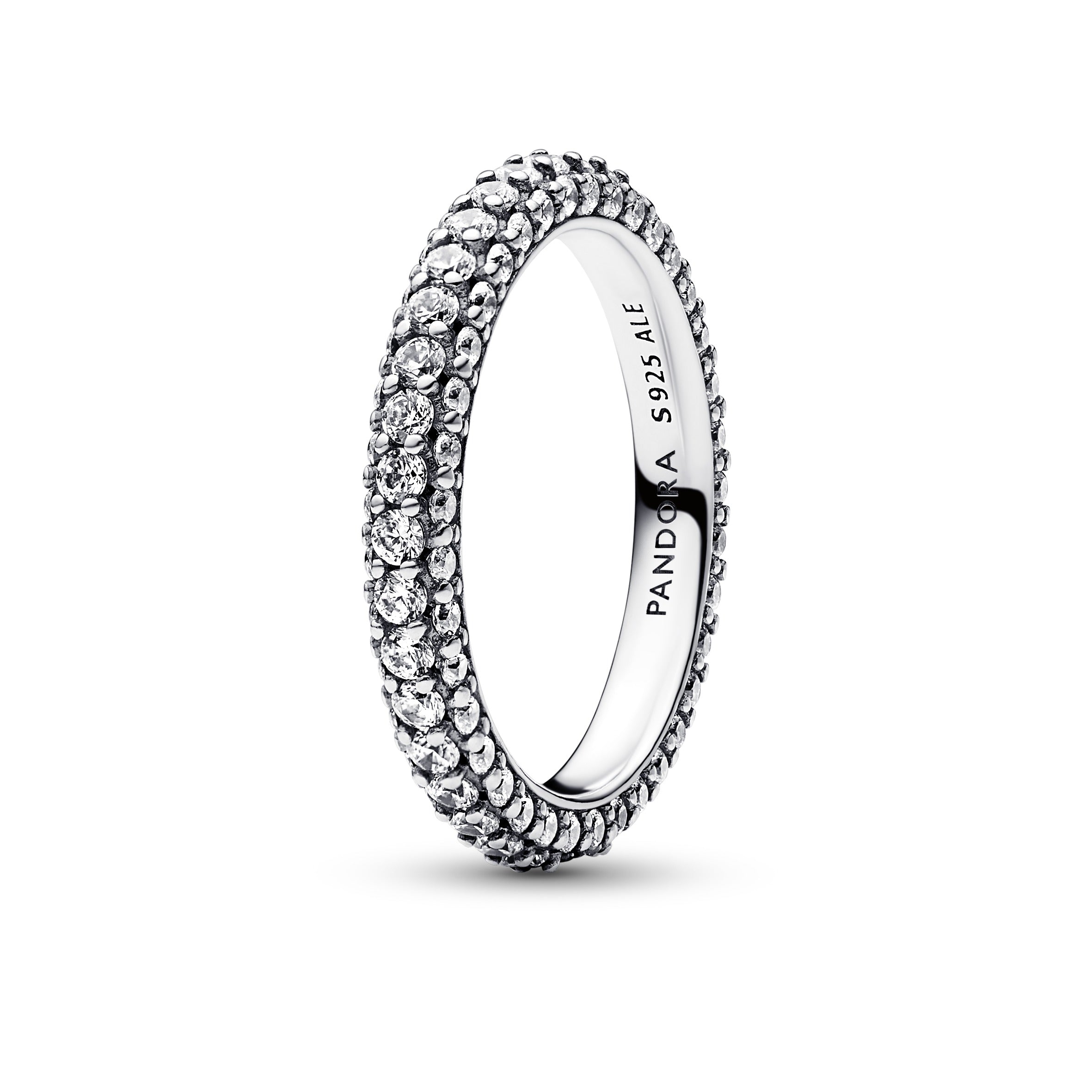 Pandora - Anello Pavè Fascia Singola
