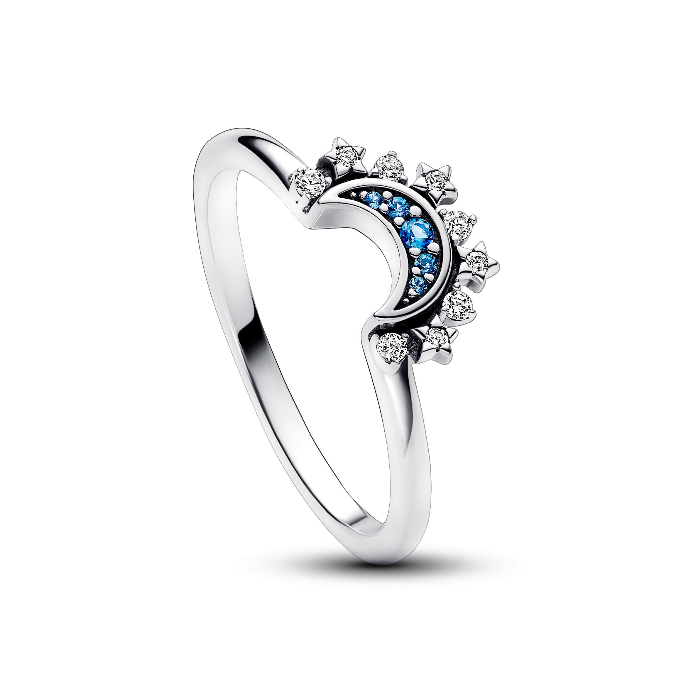 Pandora - Anello Luna Pietre Blu
