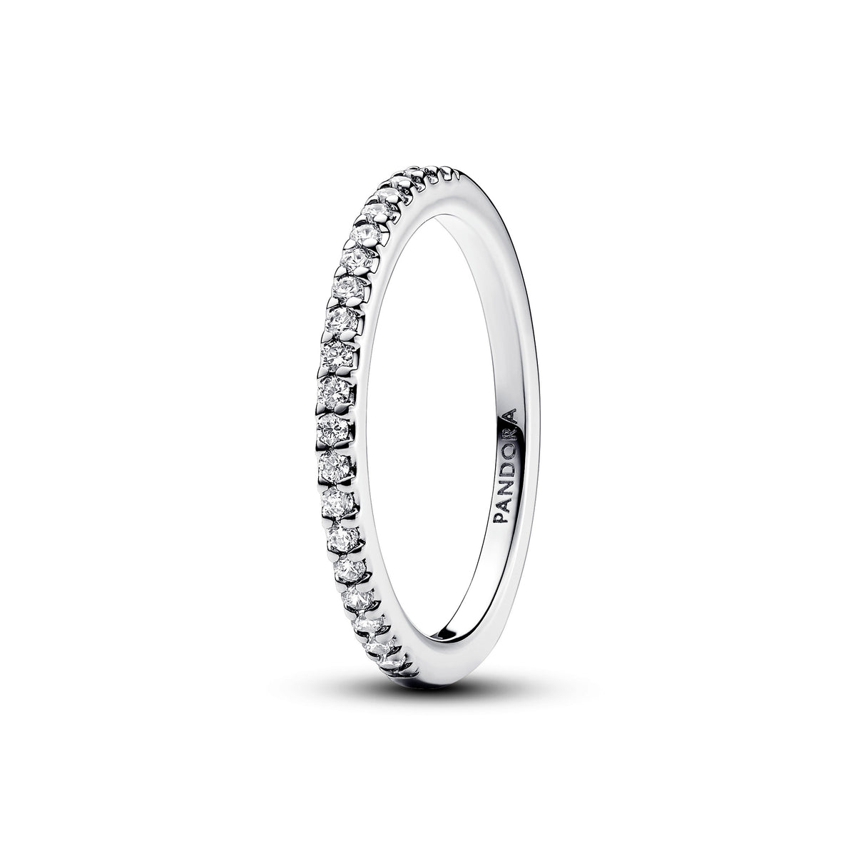 Anello Pandora con zirconi in argento