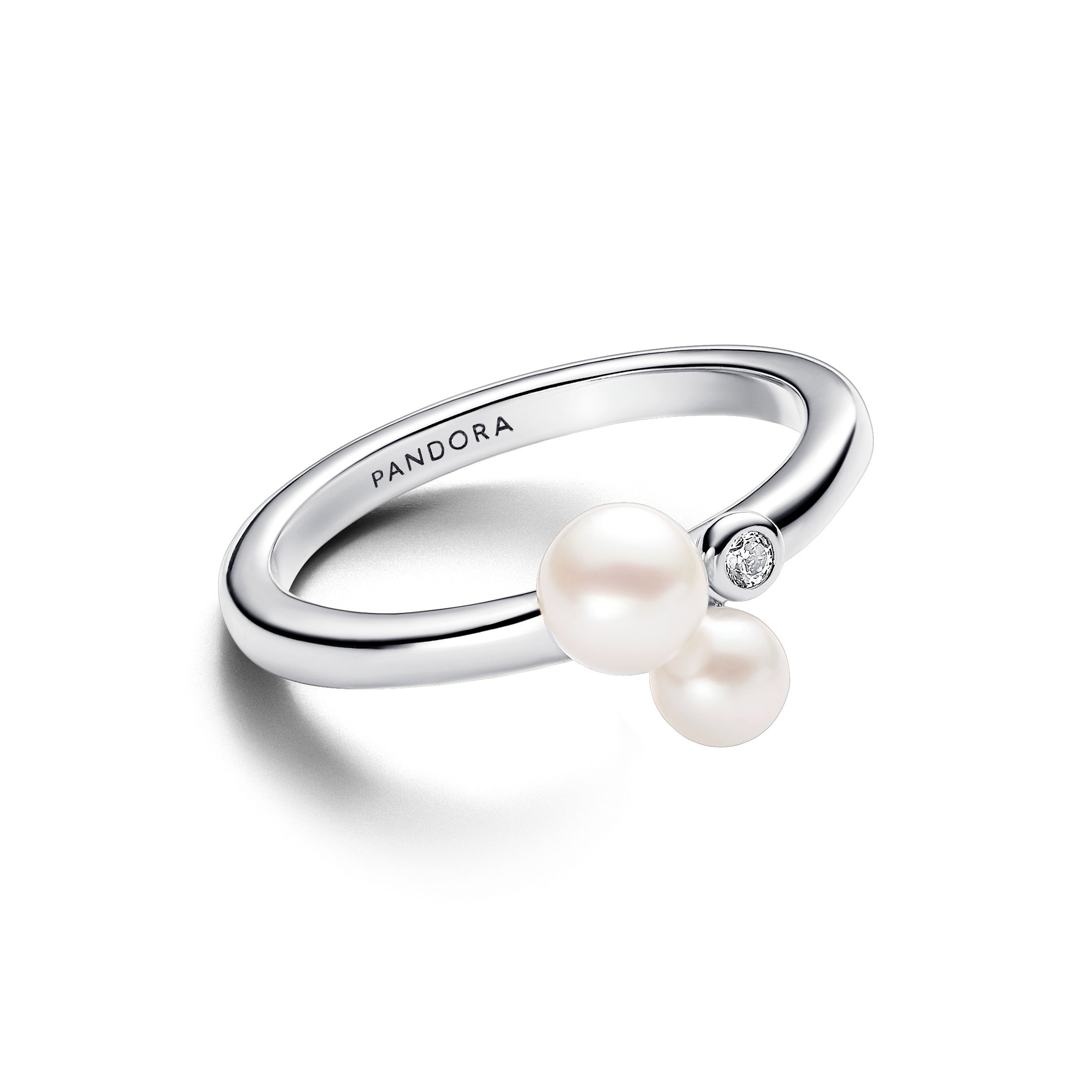 Pandora - Anello Perle d'Acqua Dolce Coltivate e Punto Luce