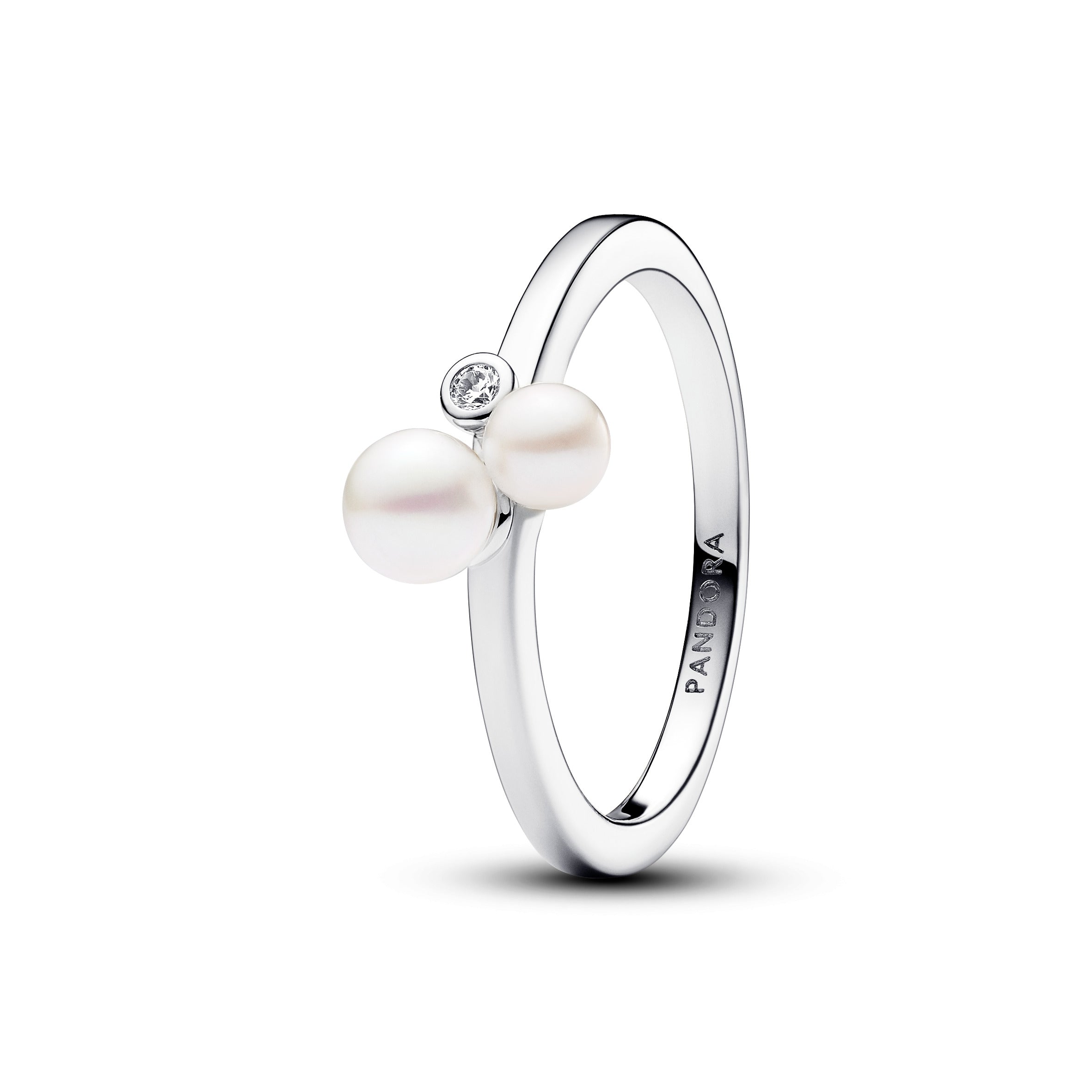 Pandora - Anello Perle d'Acqua Dolce Coltivate e Punto Luce