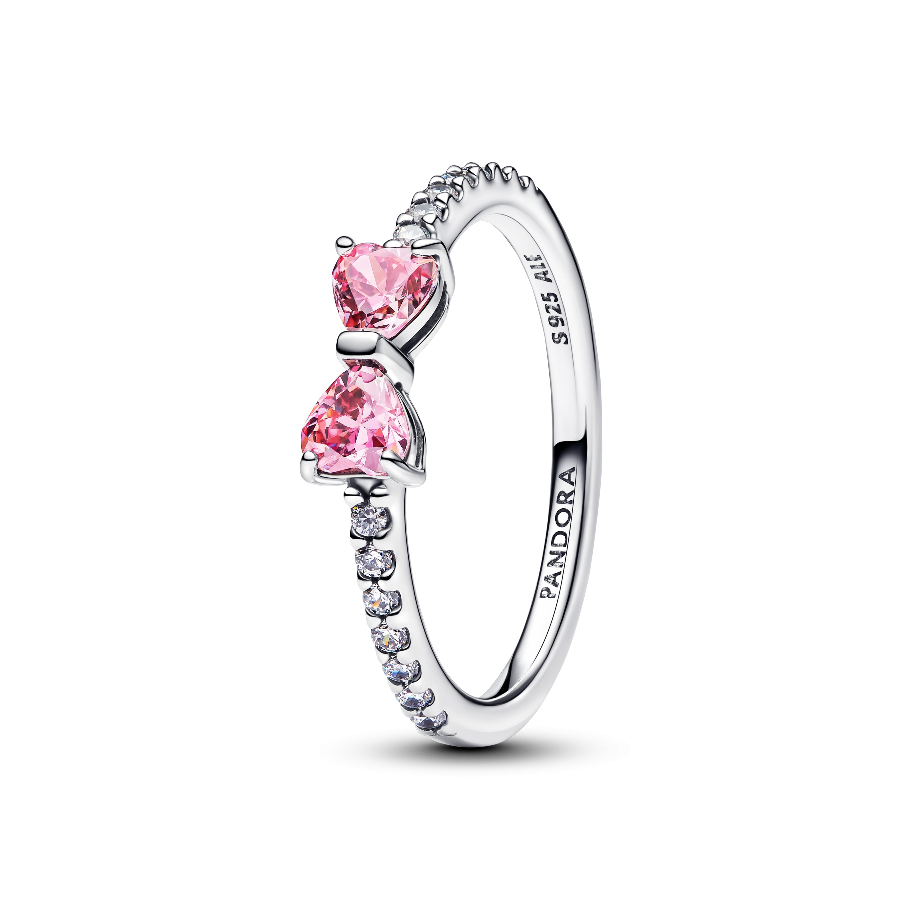 Pandora - Anello Fiocco Luminoso Rosa