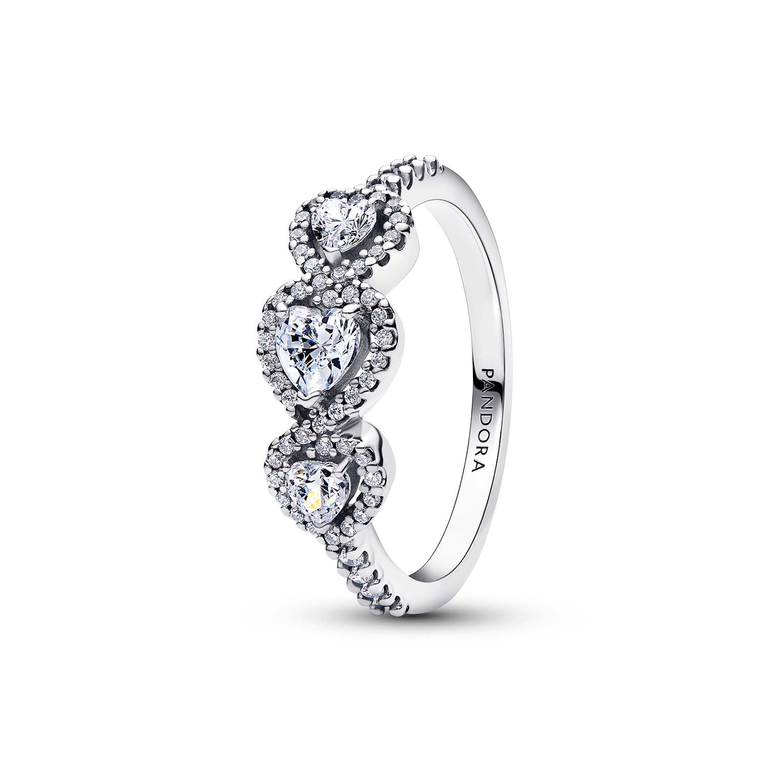 Pandora - Anello Tre Cuori