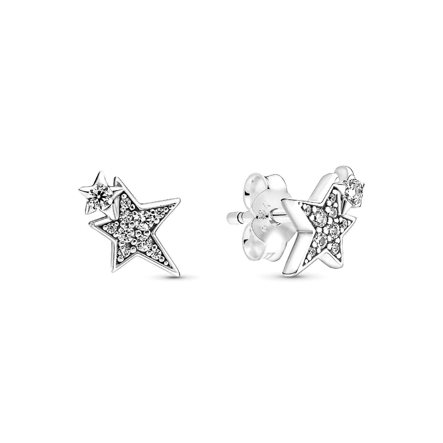 Pandora - Orecchini Stelle Luminose Argento