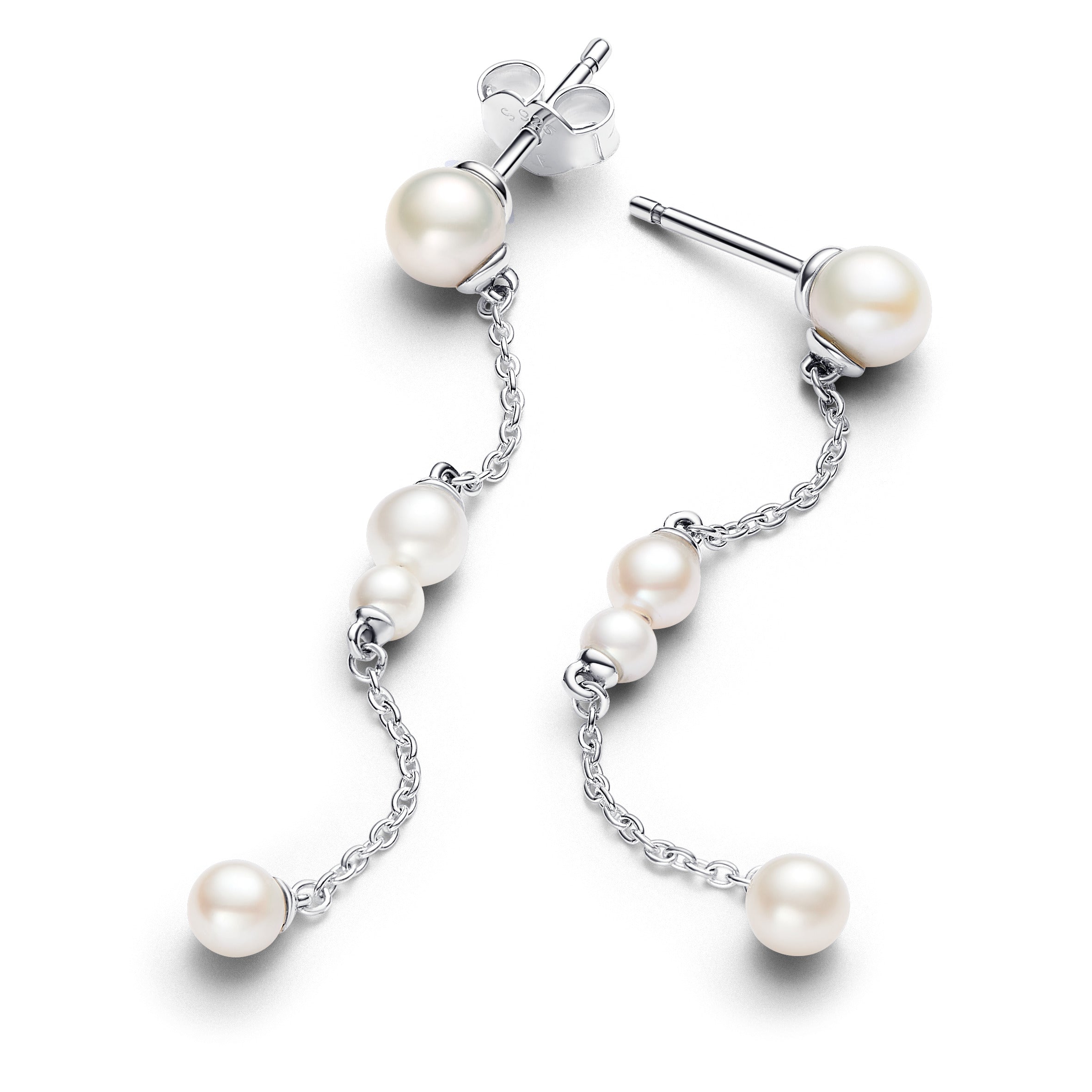 Pandora - Pendenti Catena Con Perle D'acqua Dolce Coltivate