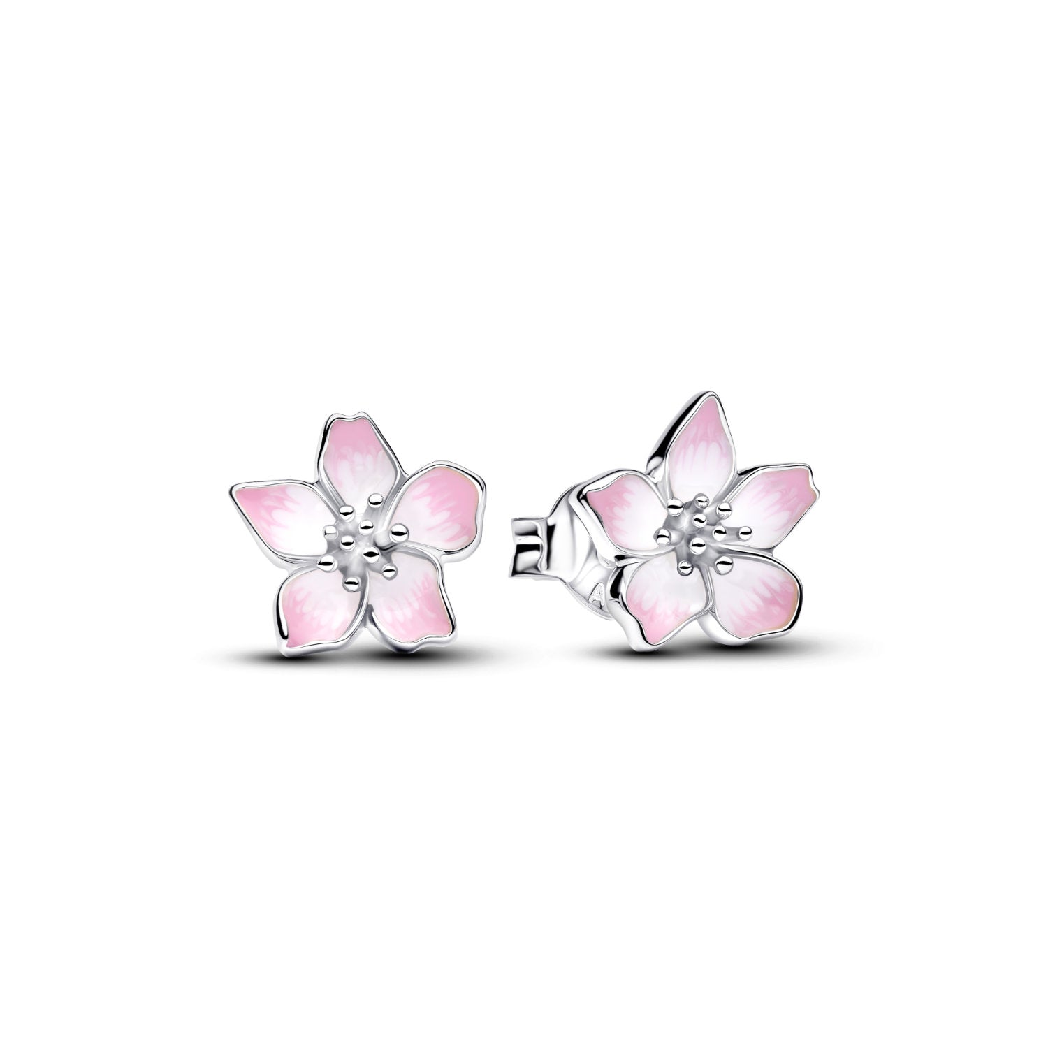 Tuscany Silver Orecchini A Lobo In Argento Sterling 925 Con Madreperla Rosa E Bianca