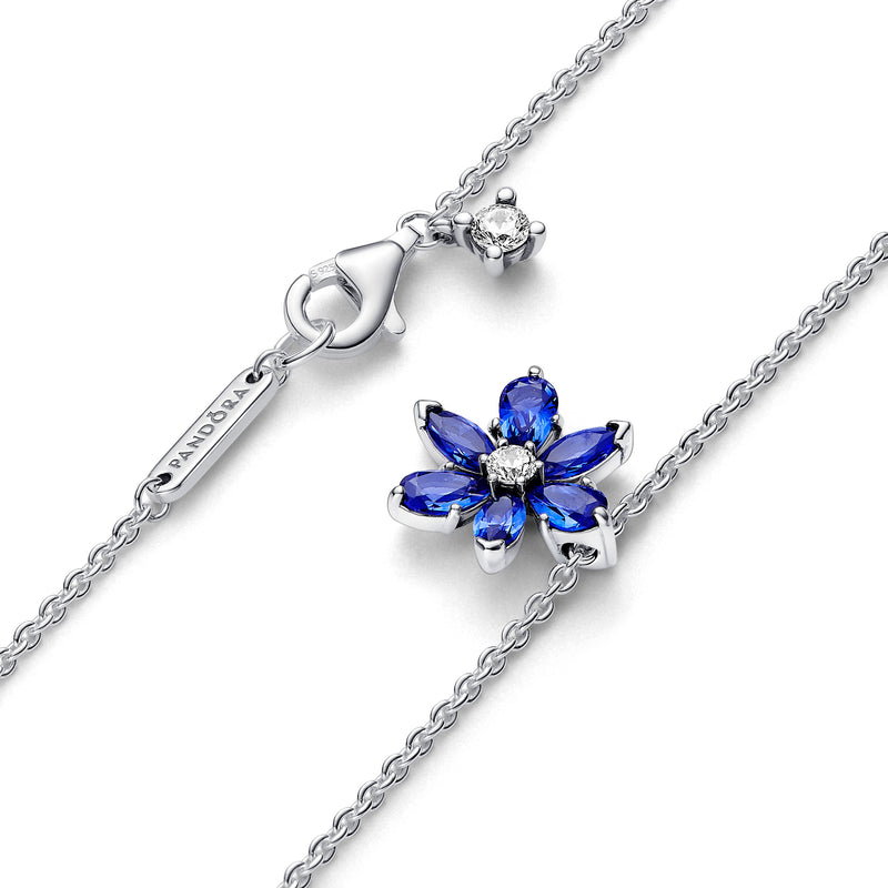 Collana Pendente Herbarium Fiore Blu