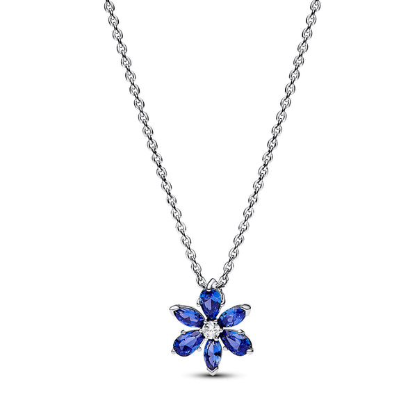 Collana Pendente Herbarium Fiore Blu