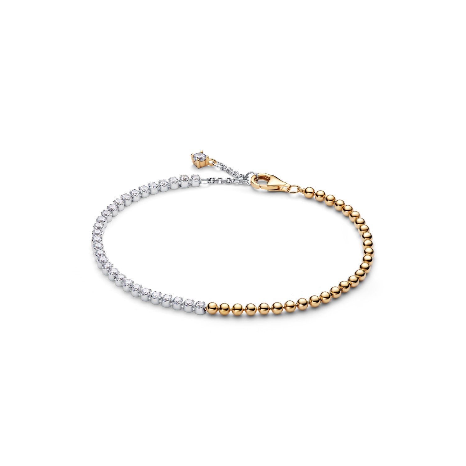 Pandora - Bracciale Tennis e Sfere Argento finitura oro