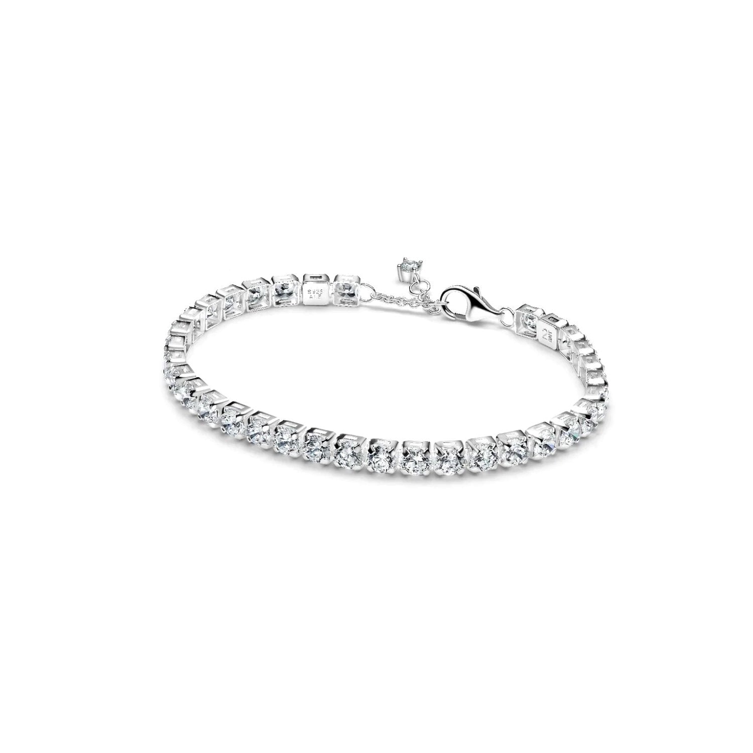 Pandora - Bracciale Tennis con Pietre grandi Argento