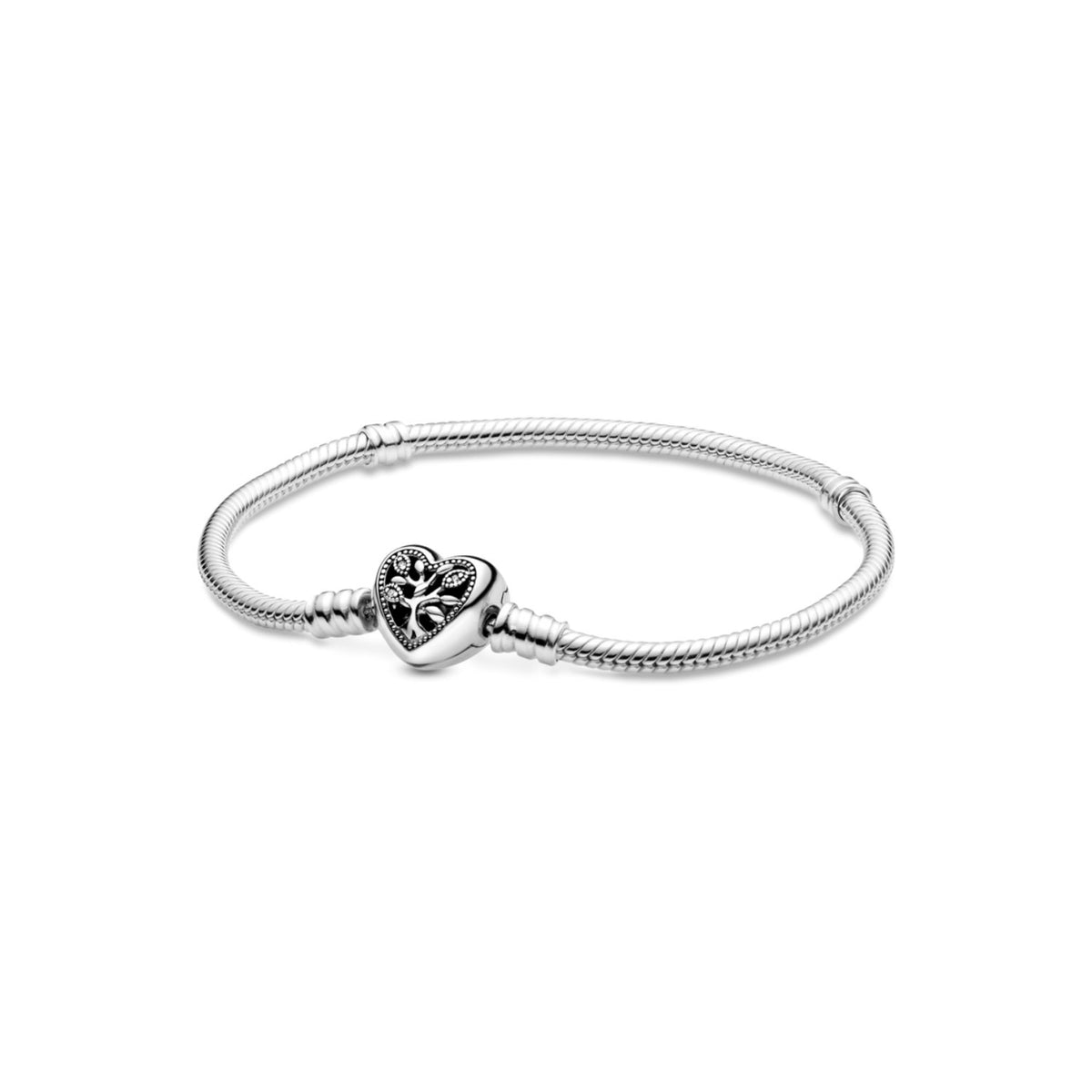 Bracciale Pandora Moments con Chiusura a Cuore in argento