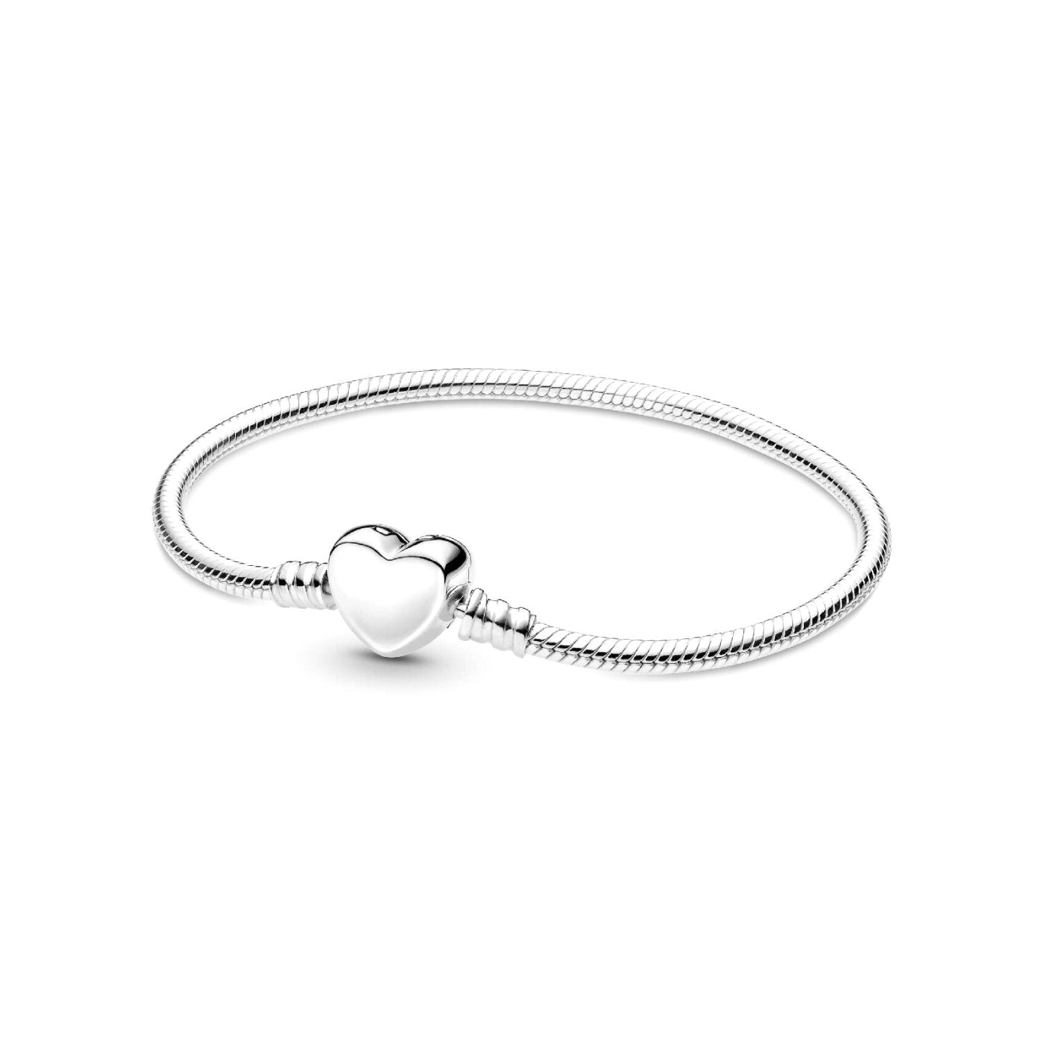 Pandora - Bracciale Moments Chiusura Cuore da incidere Argento