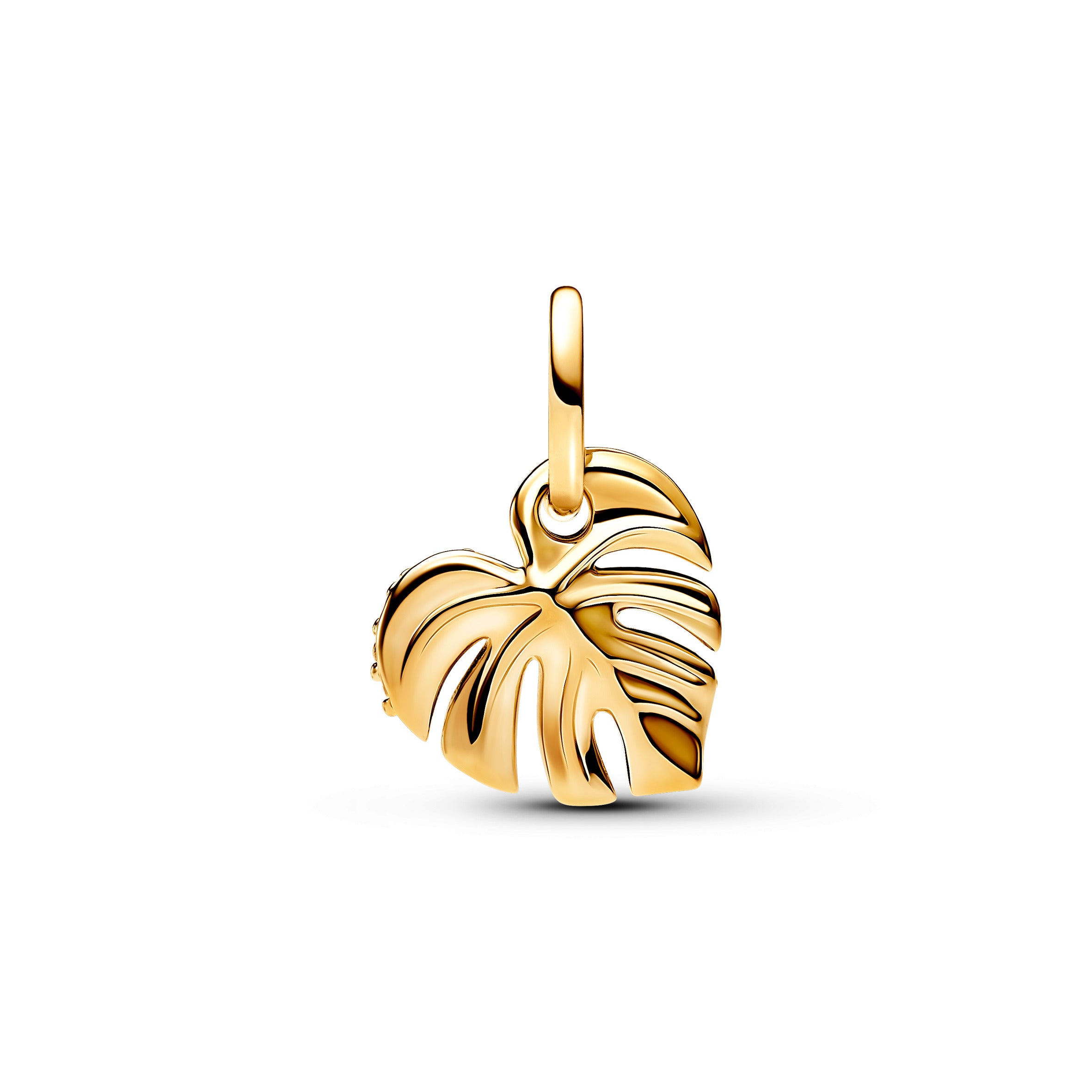 Pandora - Charm Pendente Foglia di Monstera Scintillante