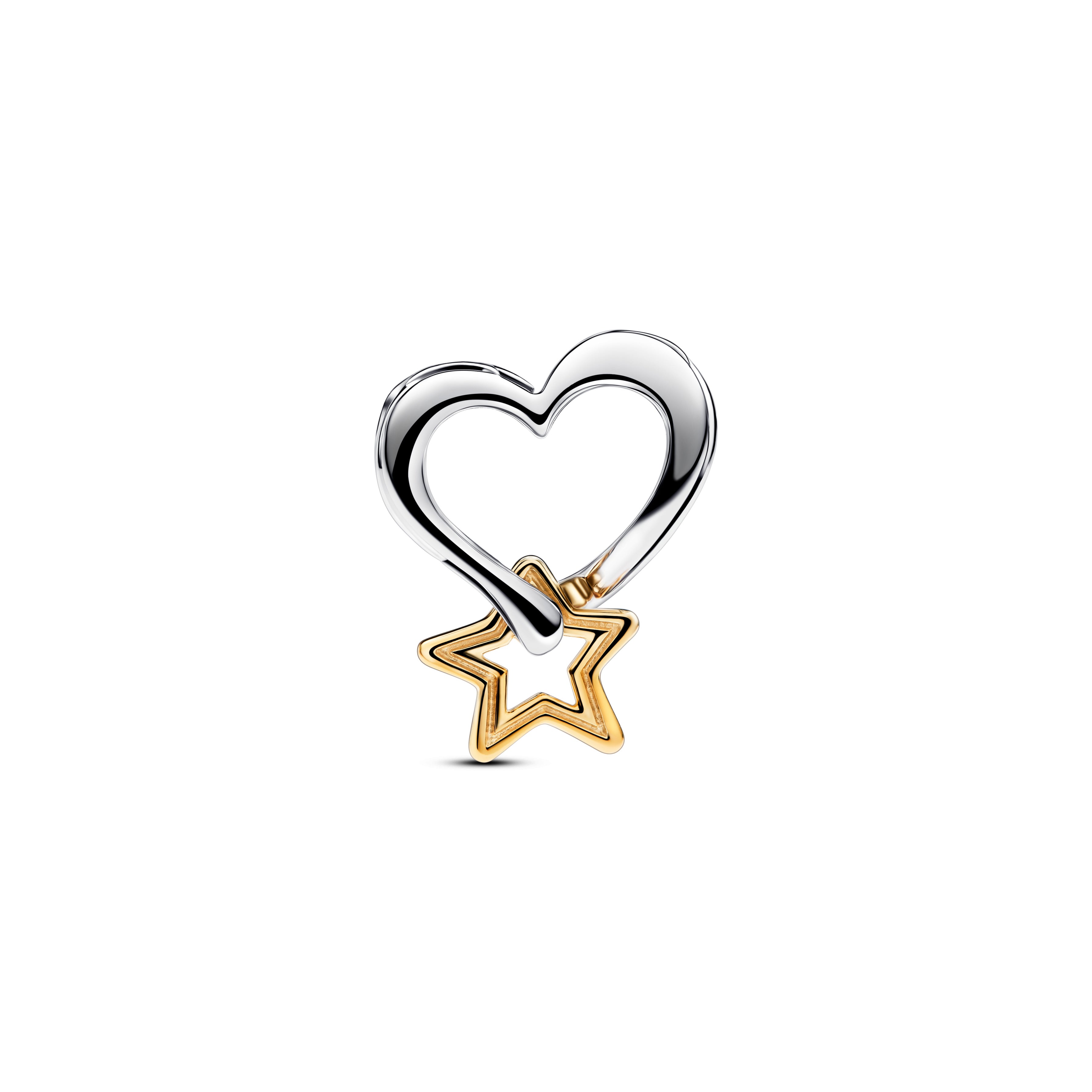 Pandora - Charm Openwork Cuore e Stella "My Lucky Star"