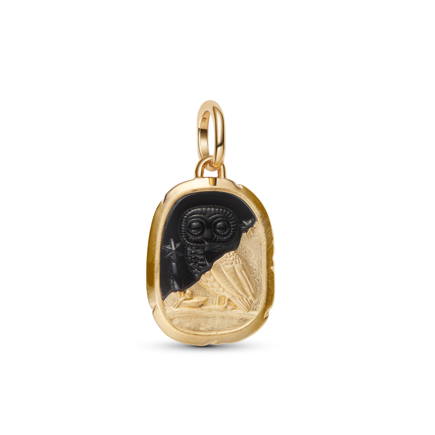 Pandora - Charm Medallion Gufo "Lux et Sapientia" finitura oro