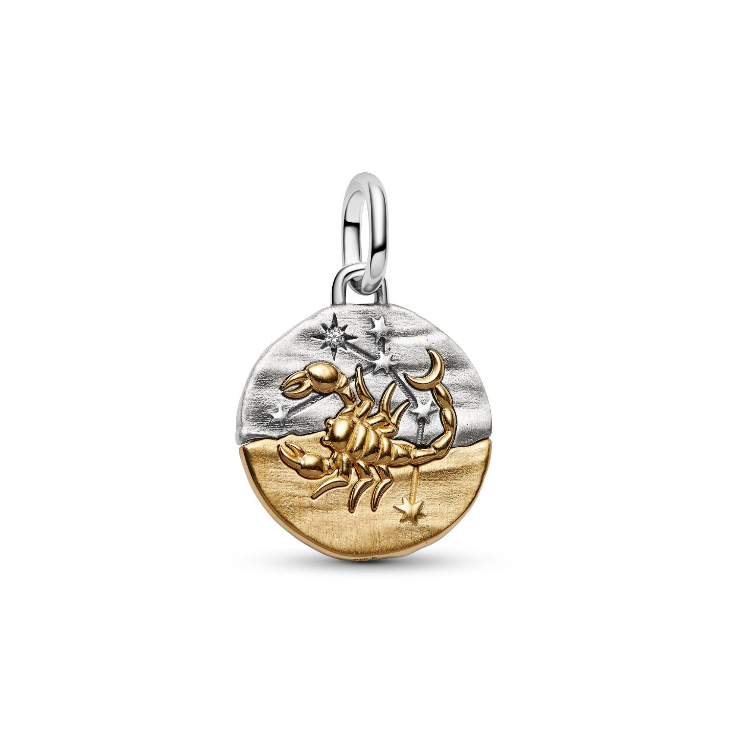 Pandora - Charm Medallion Scorpione Argento finitura oro