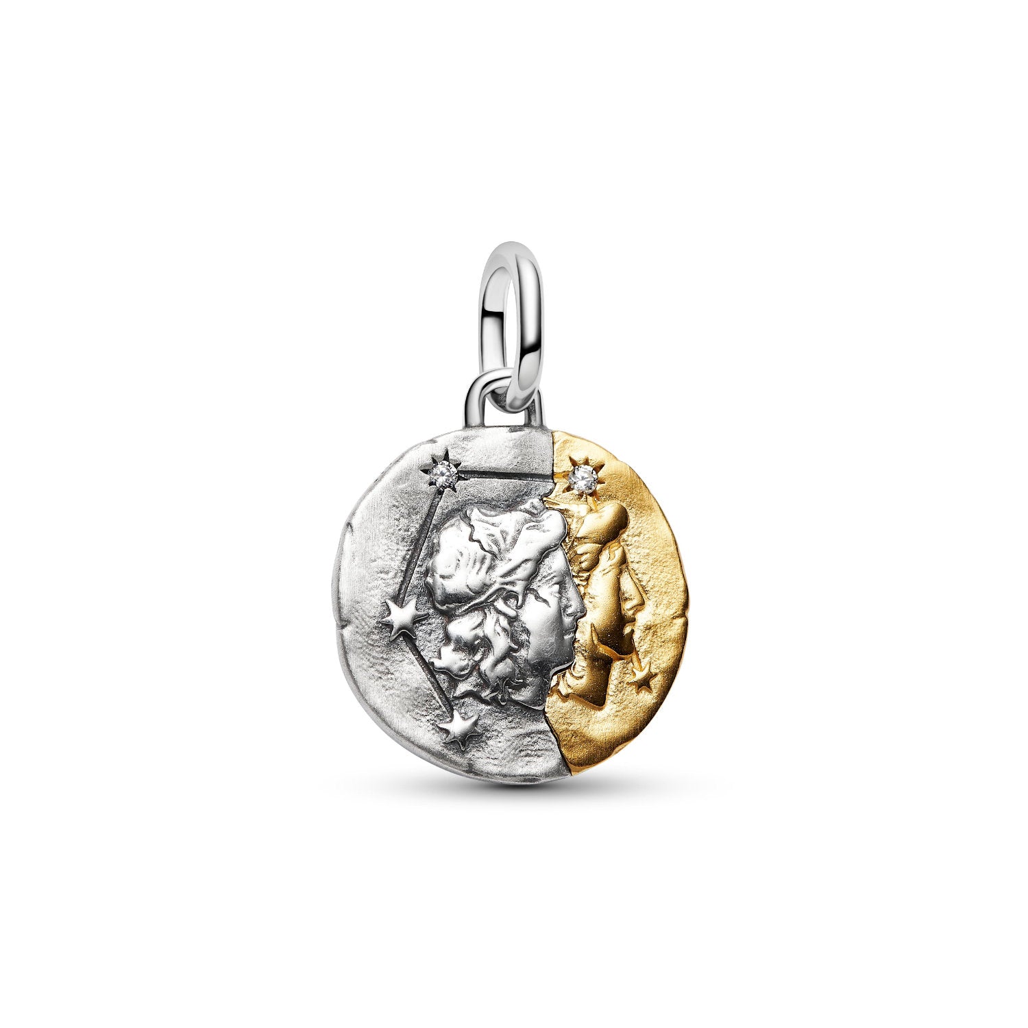 Pandora - Charm Medallion Gemelli Argento finitura oro