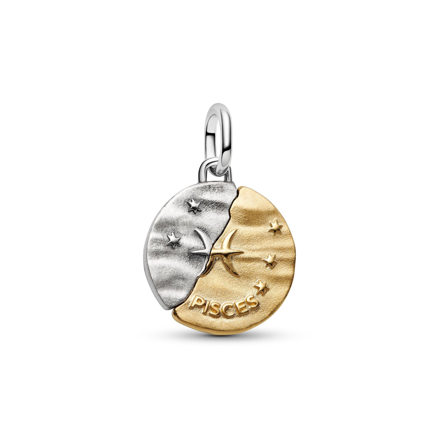 Pandora - Charm Medallion Pesci Argento finitura oro