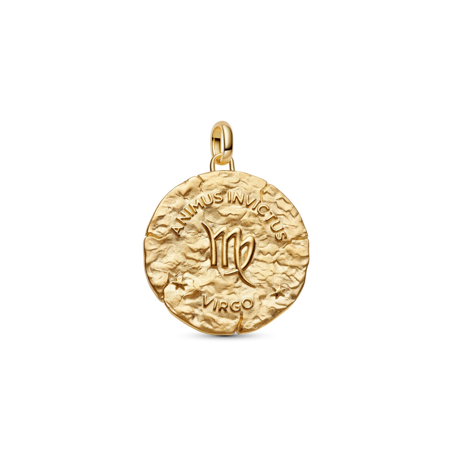 Pandora - Charm Medallion XL Vergine "Animus Invictus" Argento finitura oro