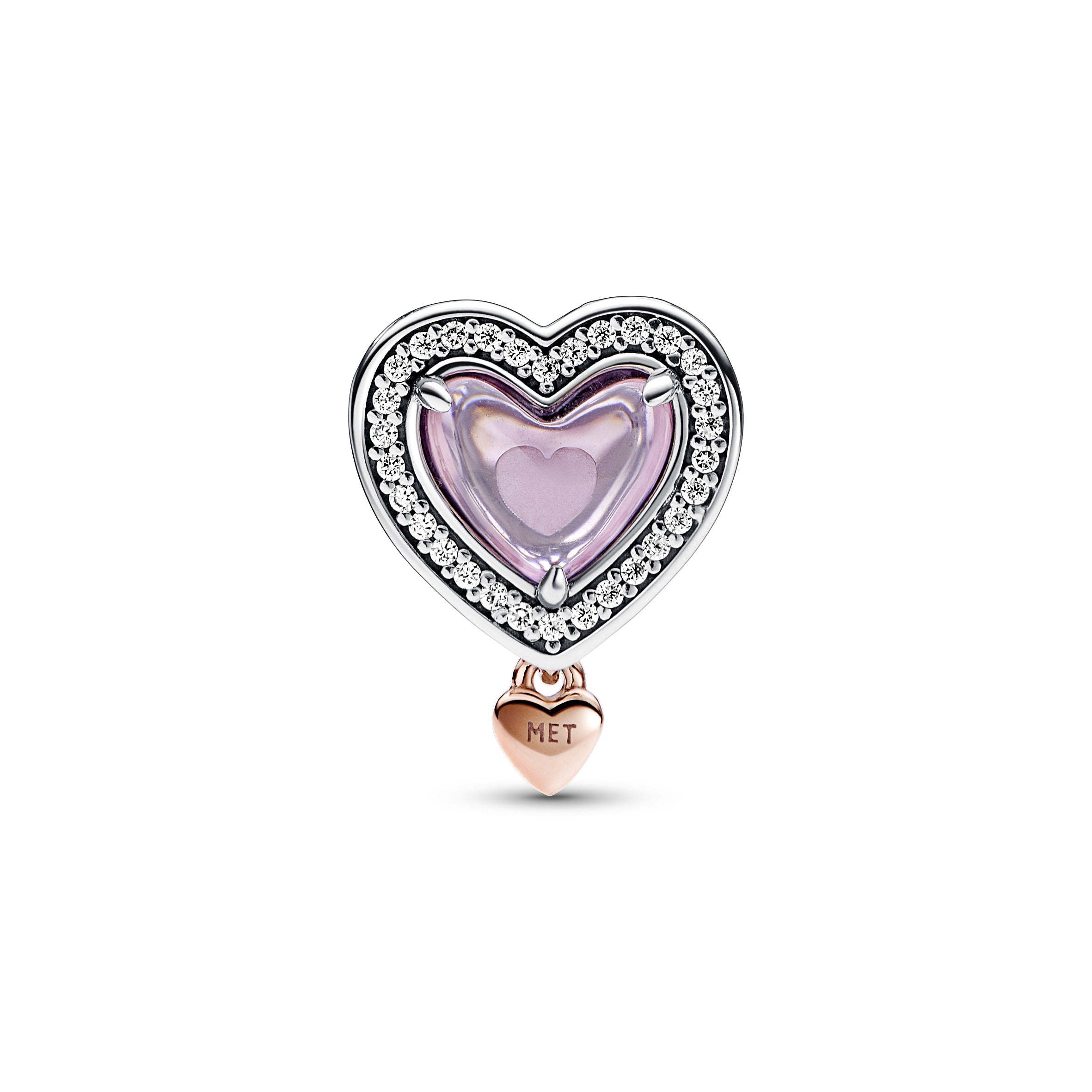 Pandora - Charm Openwork Mamma con Cuore Pendente Argento