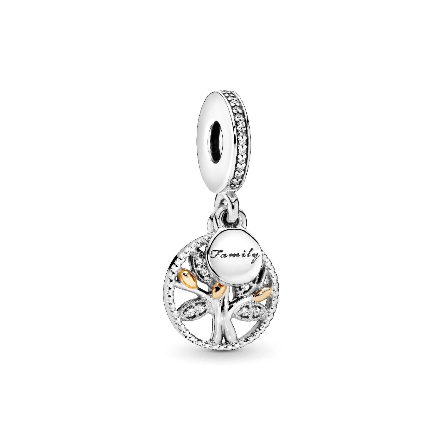 Pandora - Charm Pendente Albero della Famiglia Argento