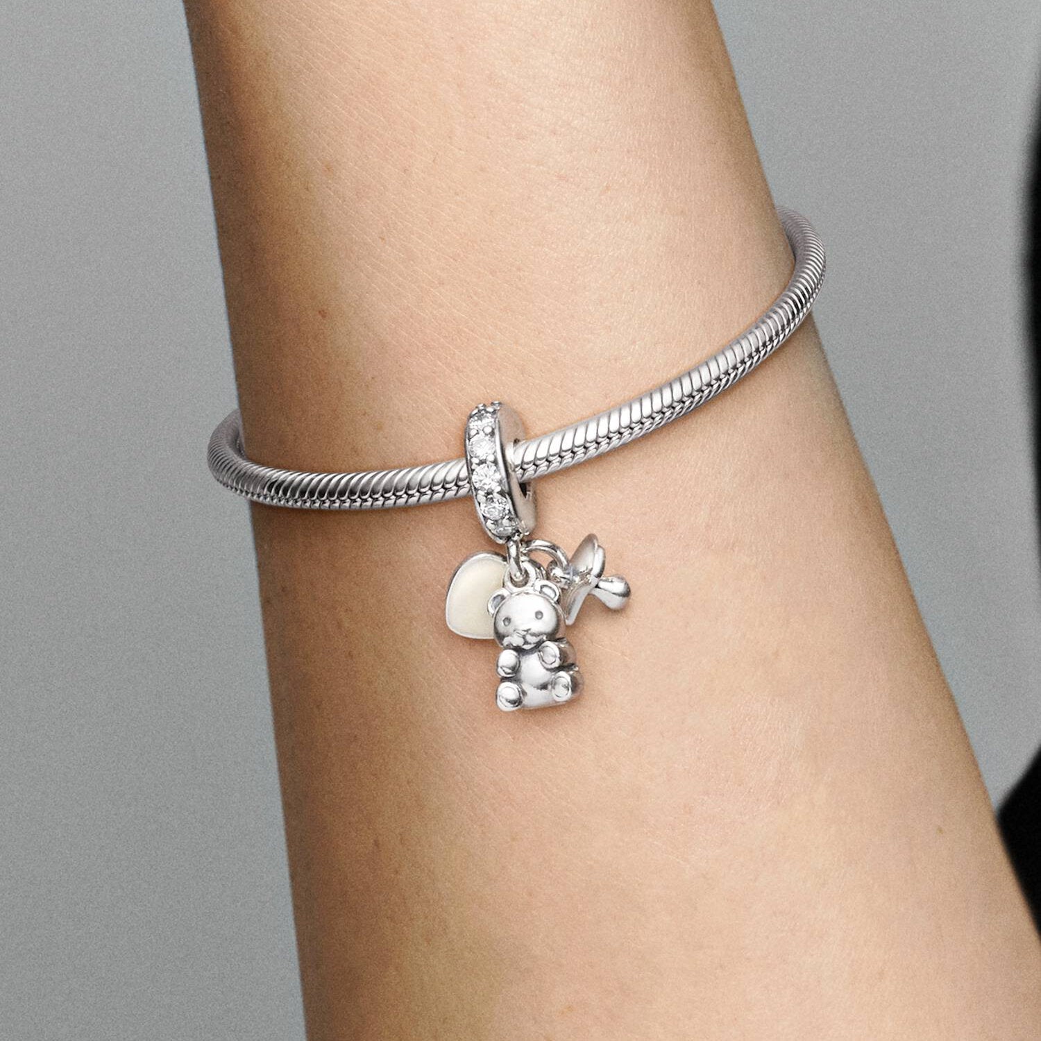 Pandora - Charm Pendente Orsetto e Ciuccio