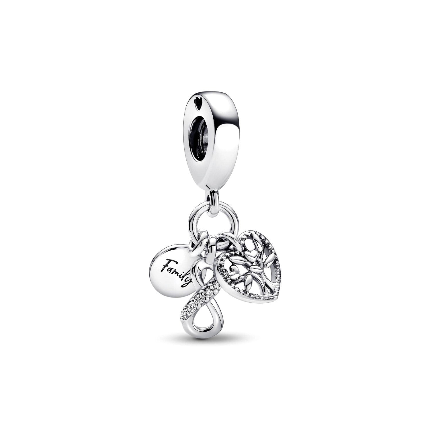 Pandora - Charm Pendente Famiglia Per Sempre Argento