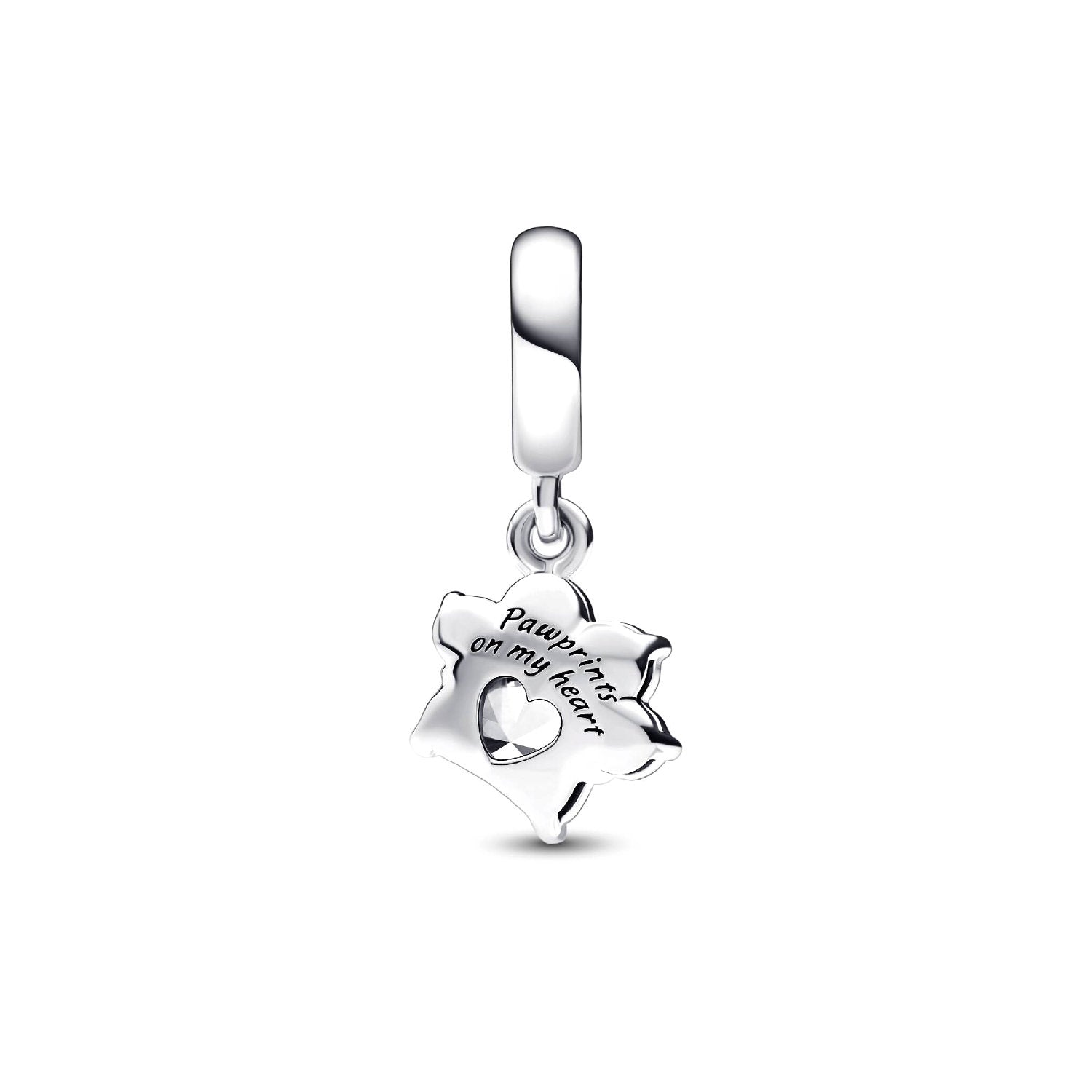Pandora - Charm Pendente Zampina Scintillante Argento