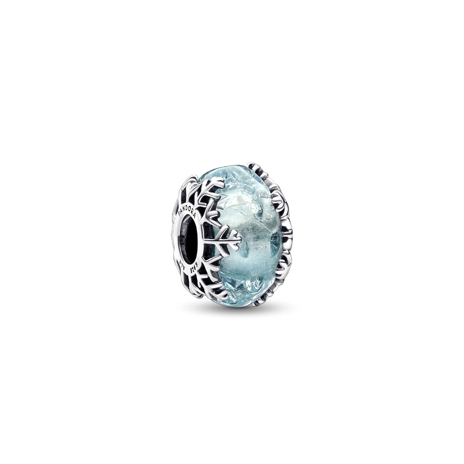 Pandora - Charm Vetro di Murano Magia d'Inverno Argento