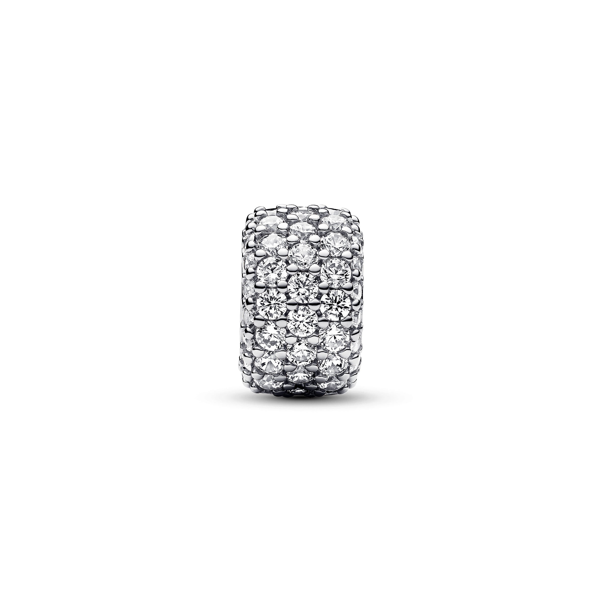 Pandora - Charm Pavè Fascia Tripla