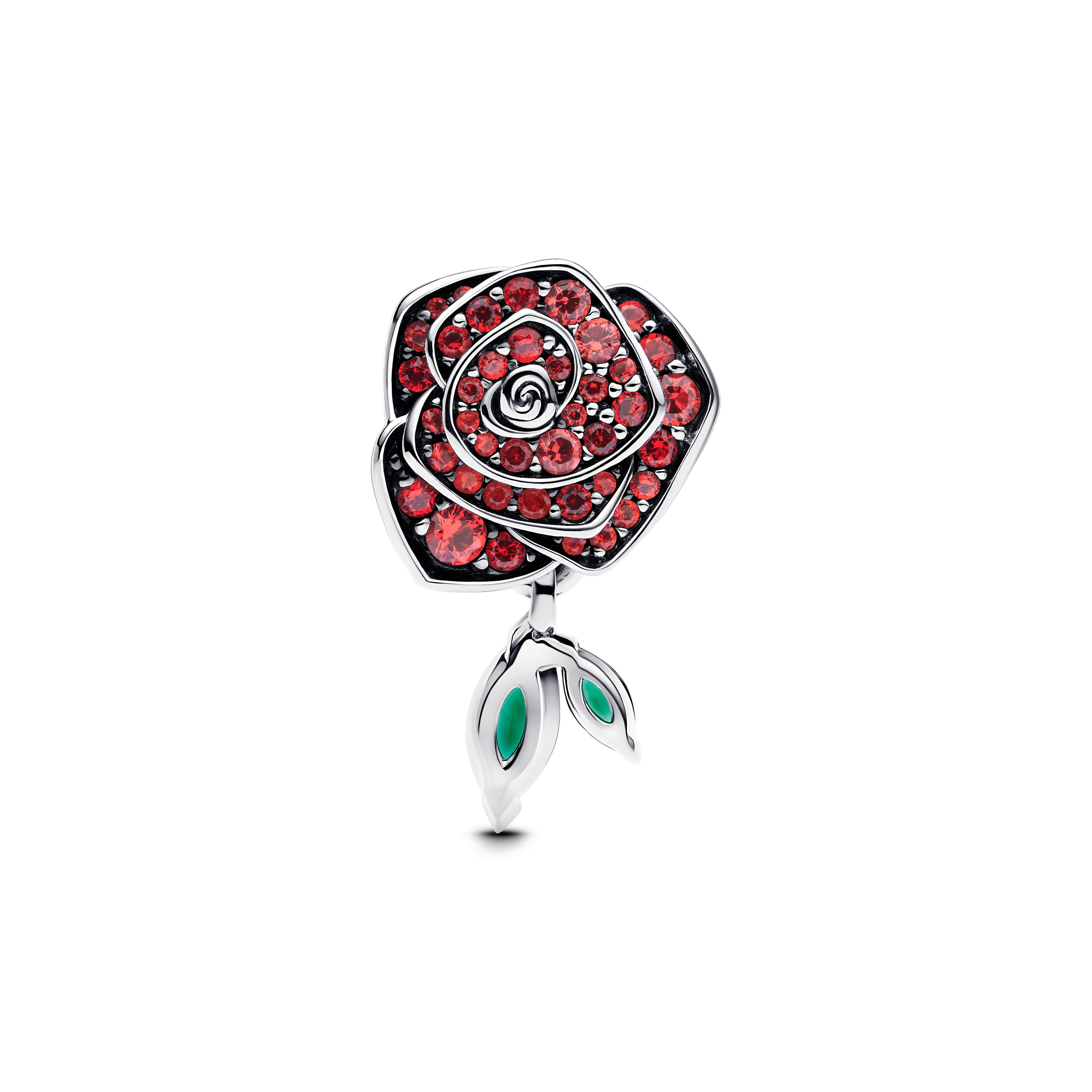 Pandora - Charm Rosa Scintillante Rossa