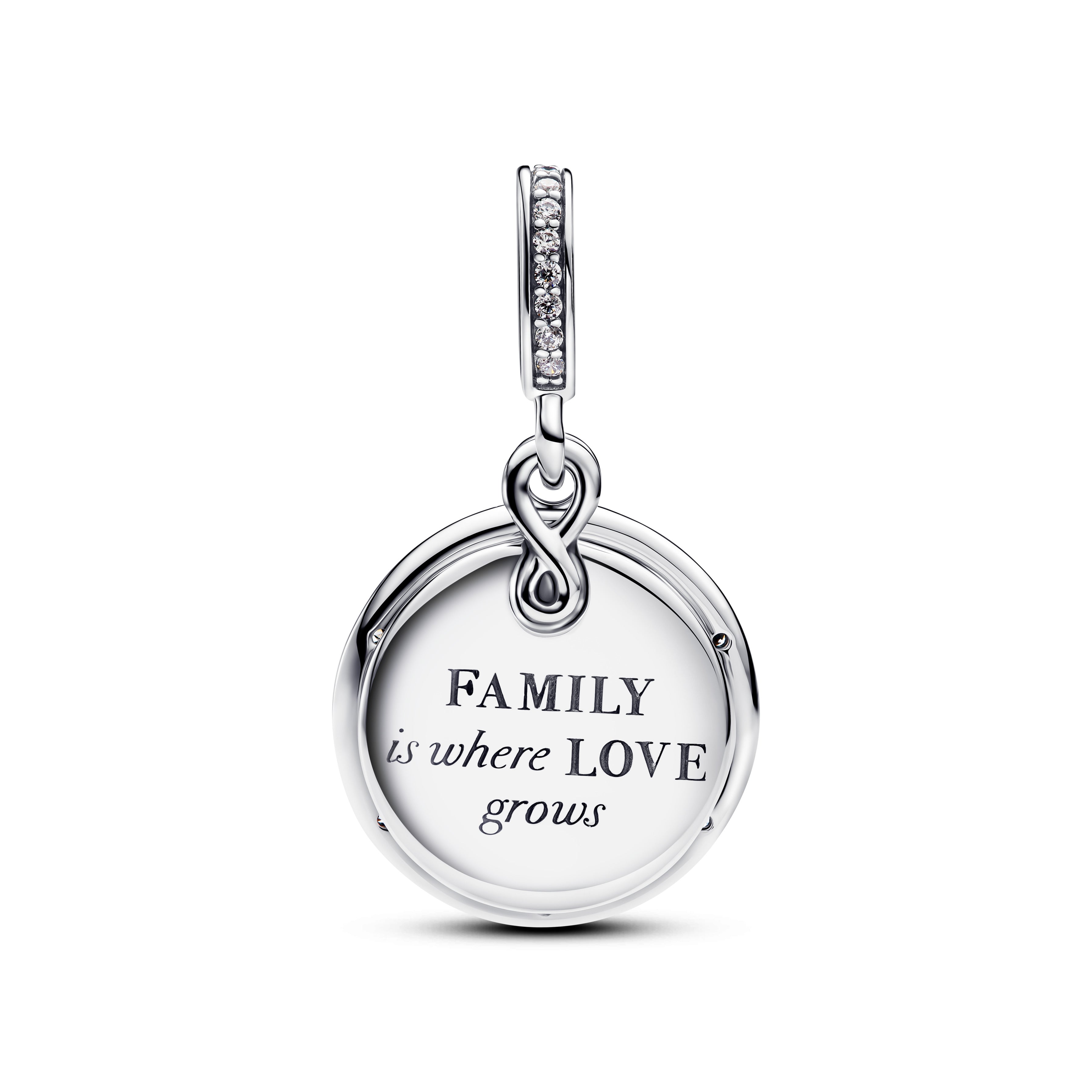 Pandora - Charm Pendente Albero della Famiglia che si illumina al buio