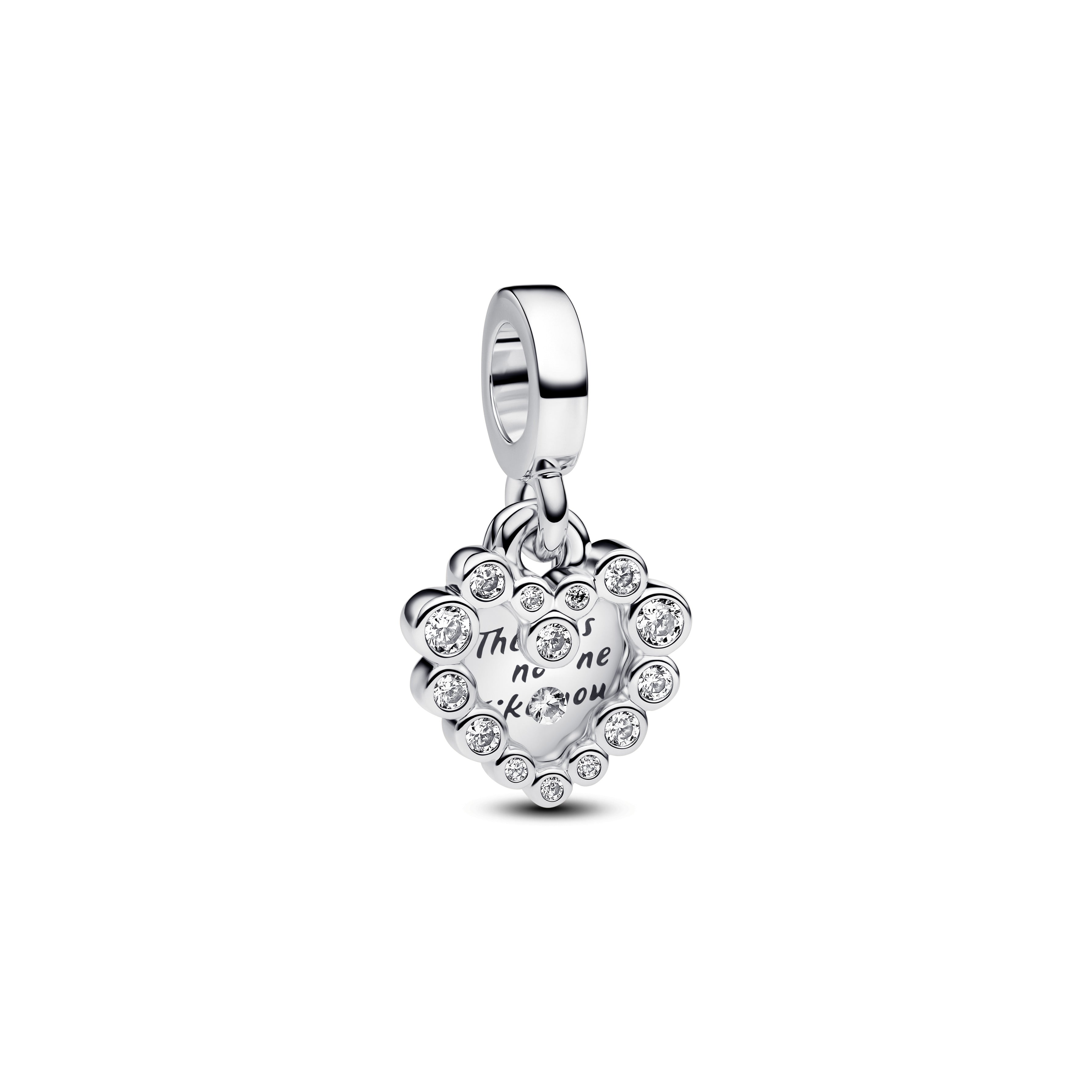 Pandora - Charm Pendente Doppio Cuore Nessuna come Te