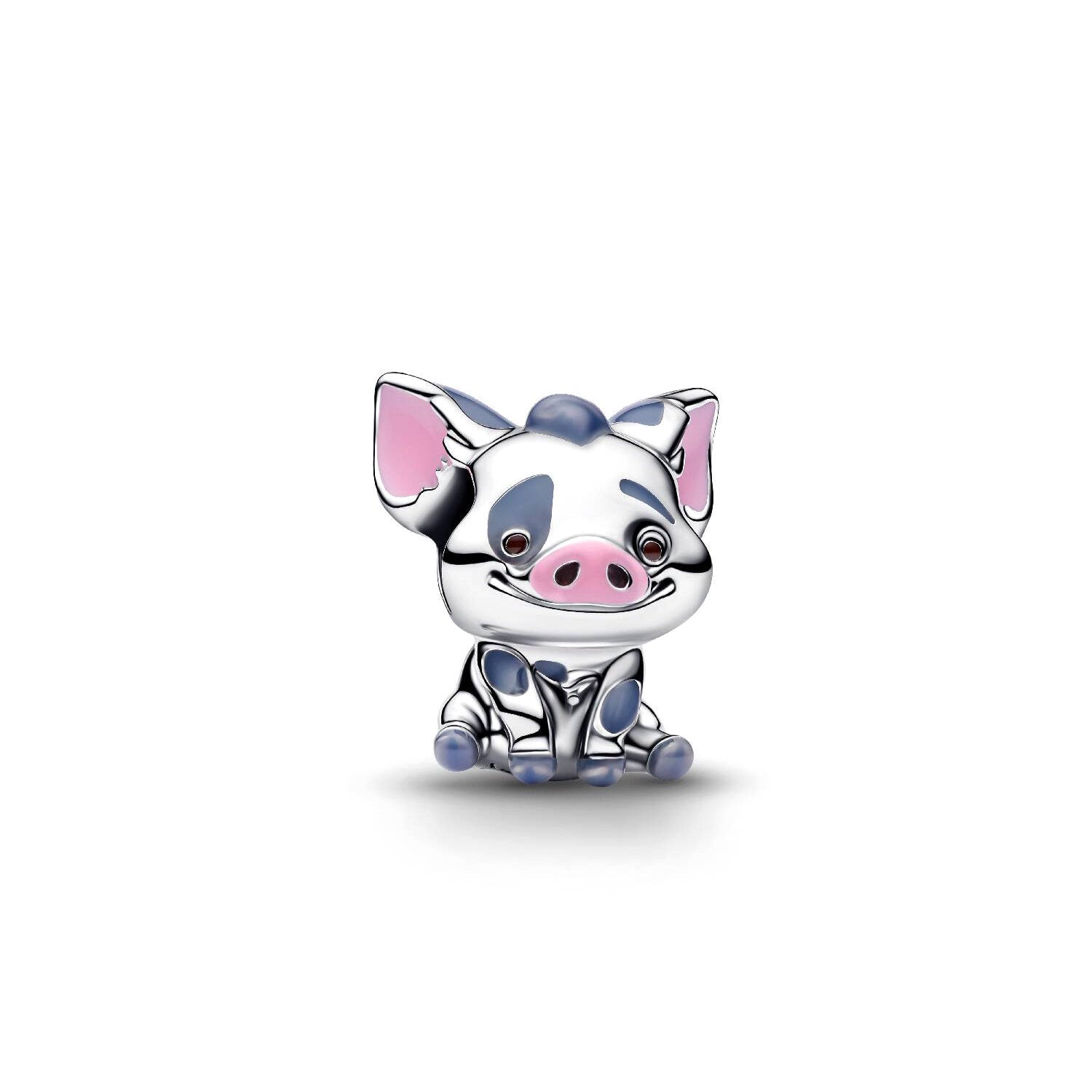 Pandora - Disney, Oceania, Pua charm Argento
