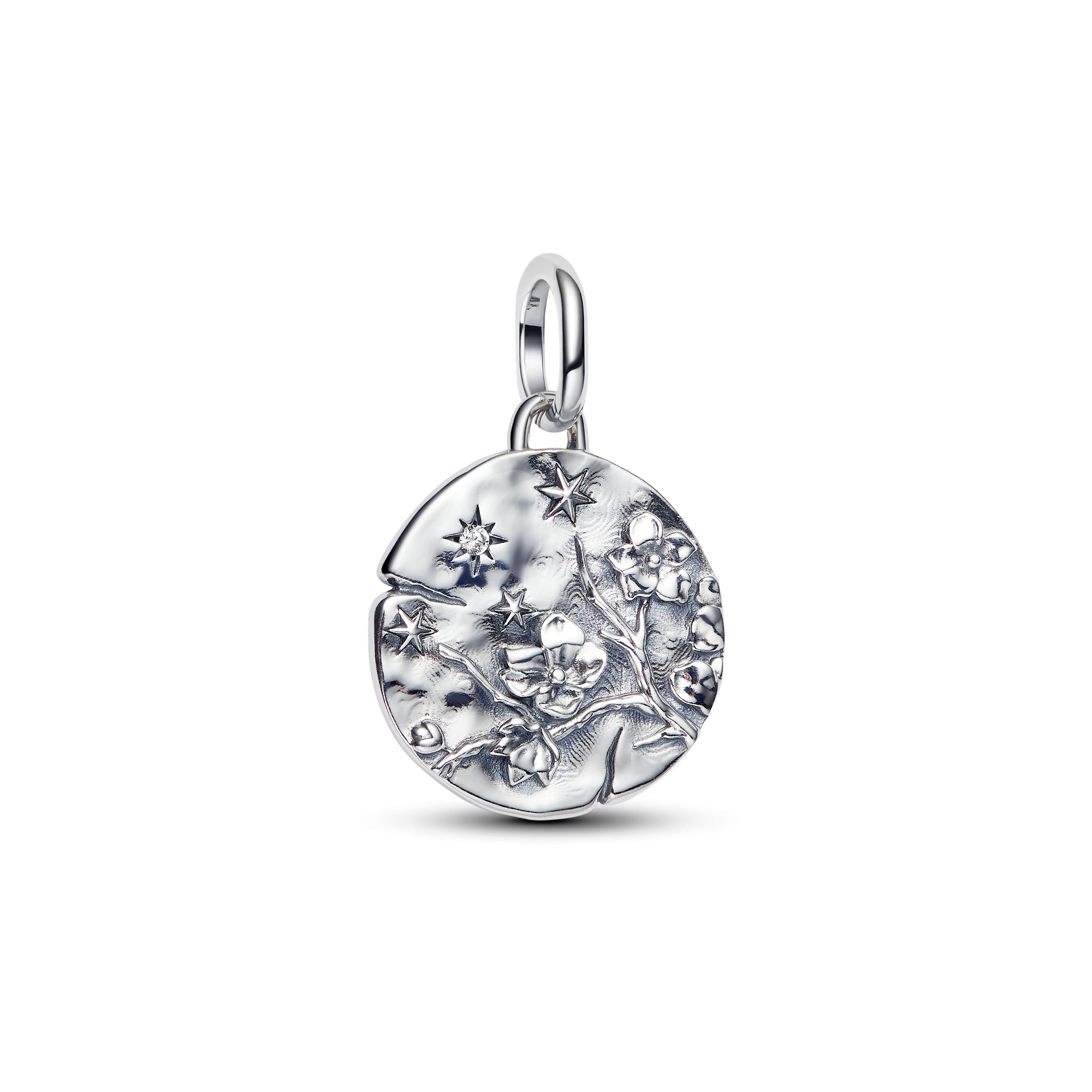 Pandora - Charm Medallion Fiore di Ciliegio "Vivat Floreat"