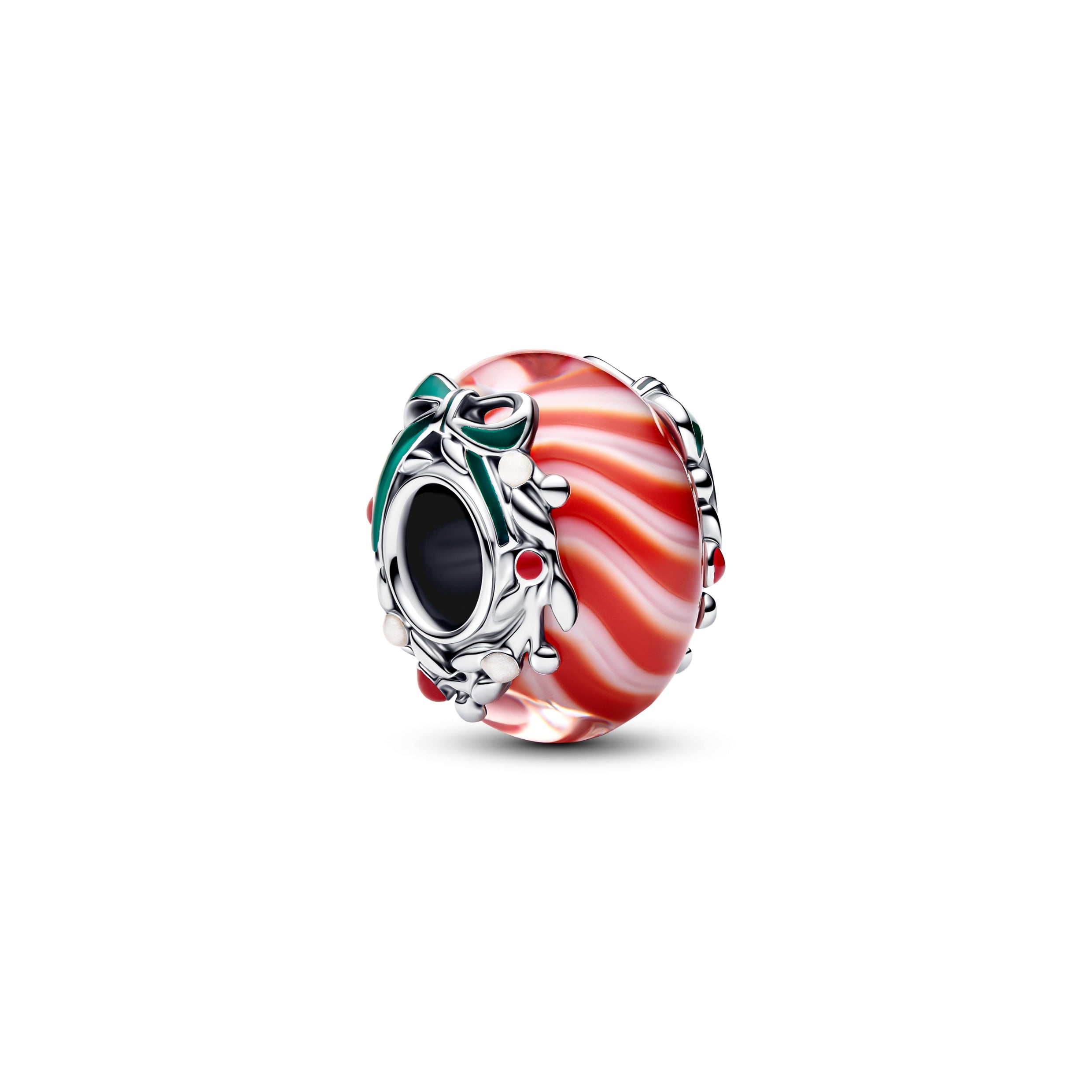Pandora - Charm Vetro di Murano Caramella di Natale