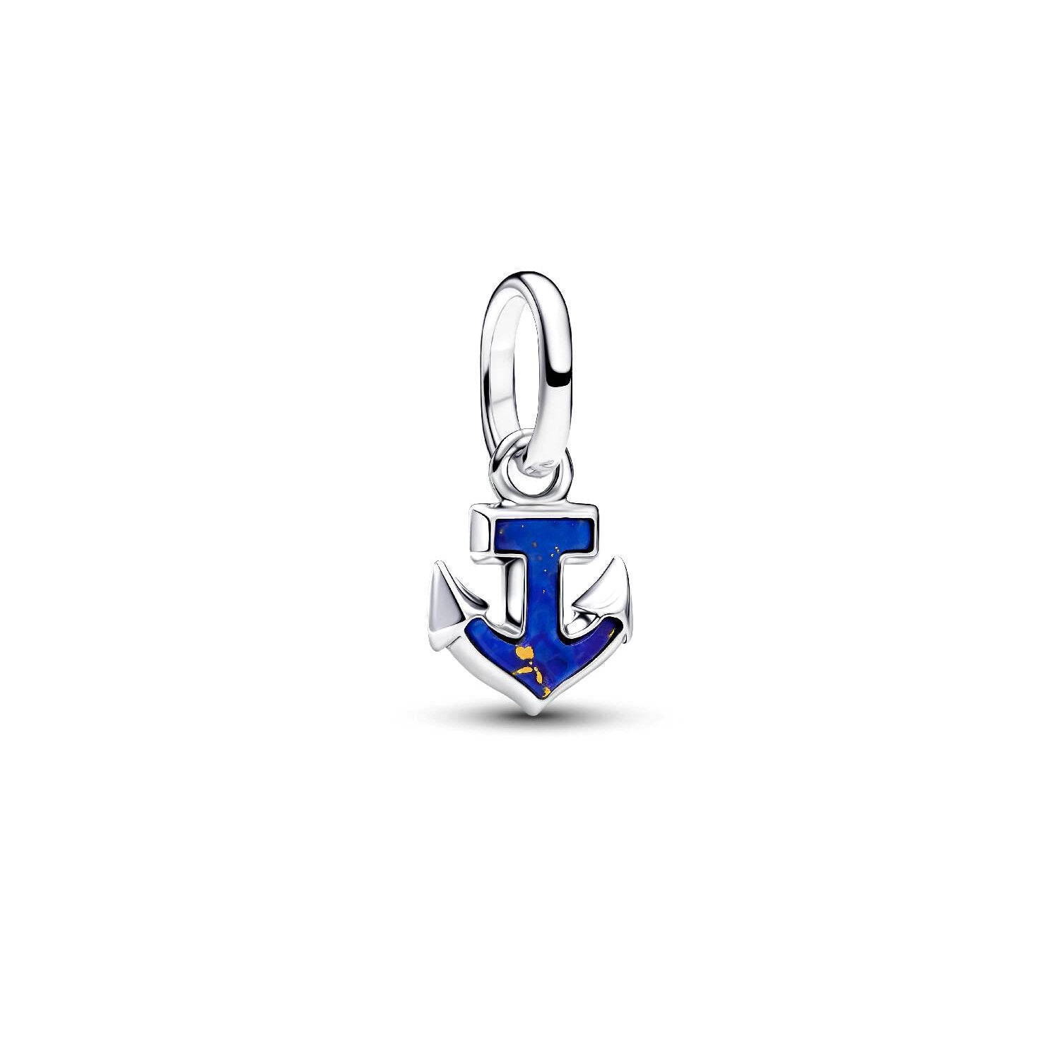 Pandora - Charm Mini Pendente Ancora Blu Pandora ME Argento