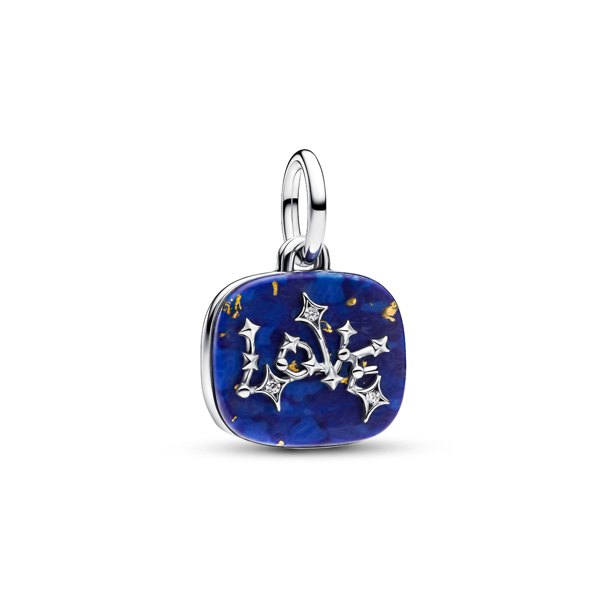 Charm Pandora Doppio Universo d'Amore in argento blu