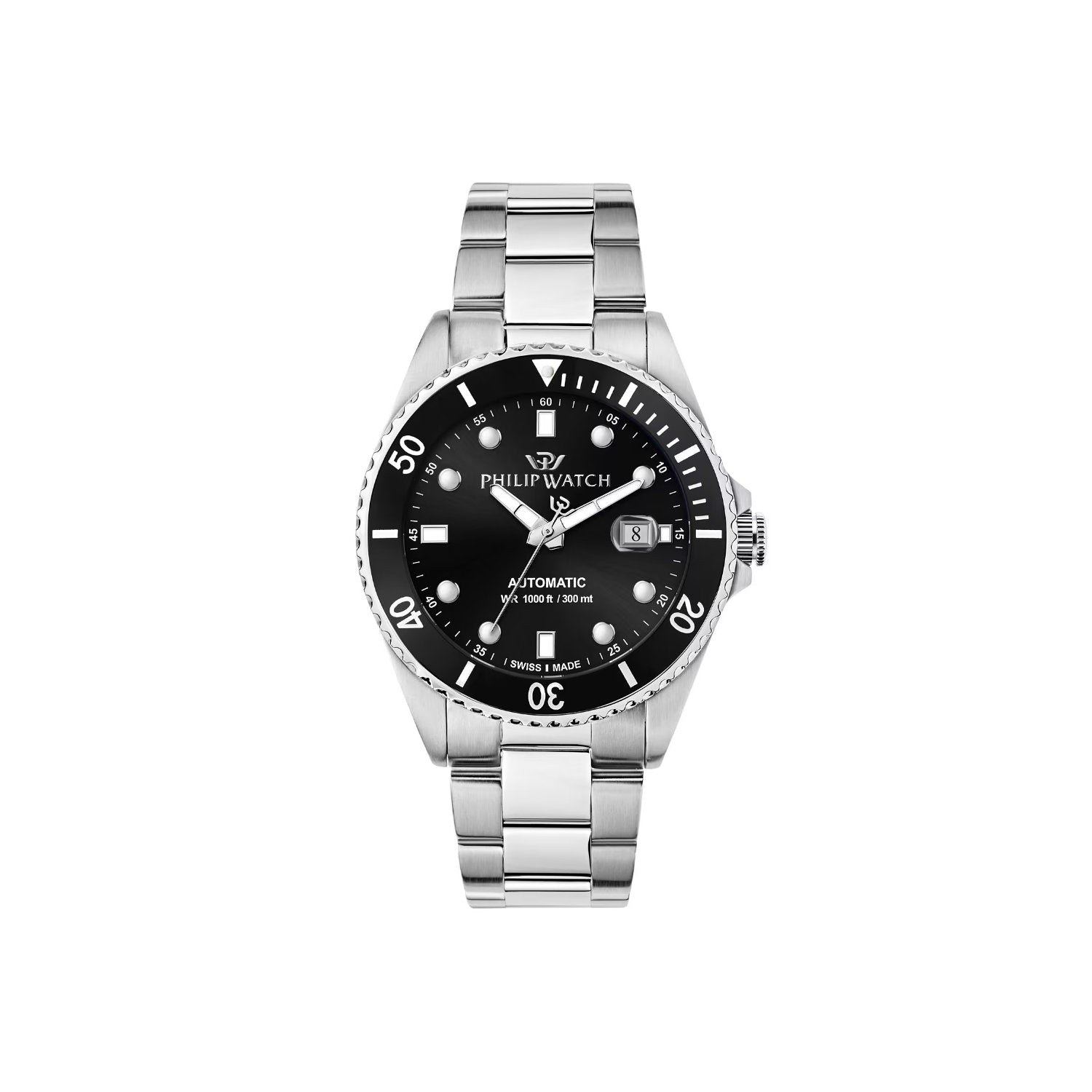 Philip Watch - Orologio Caribe Diving 42mm Automatico Nero