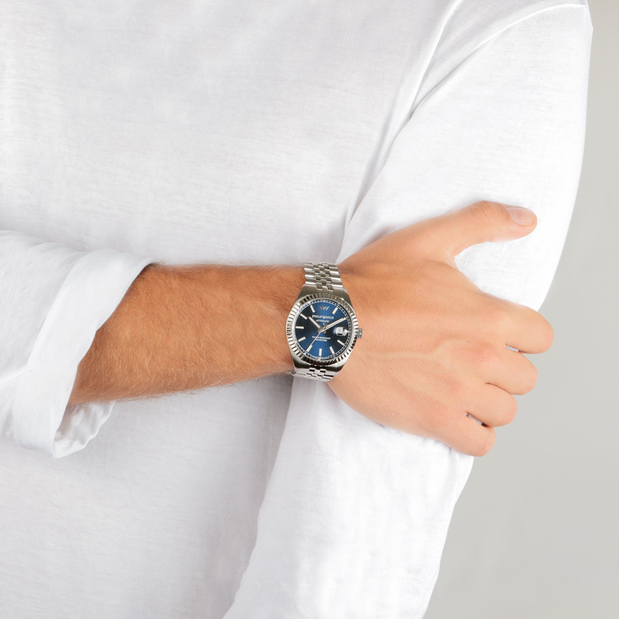 Philip Watch - Caribe 41mm Automatico Blue Dial