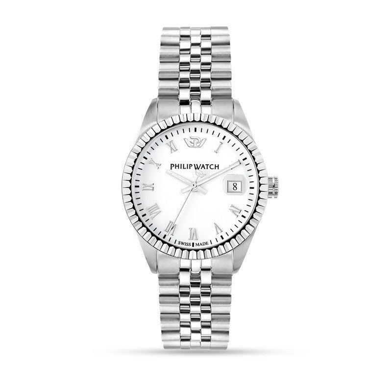 Philip Watch - Caribe 35mm 3h White Dial Brac ss